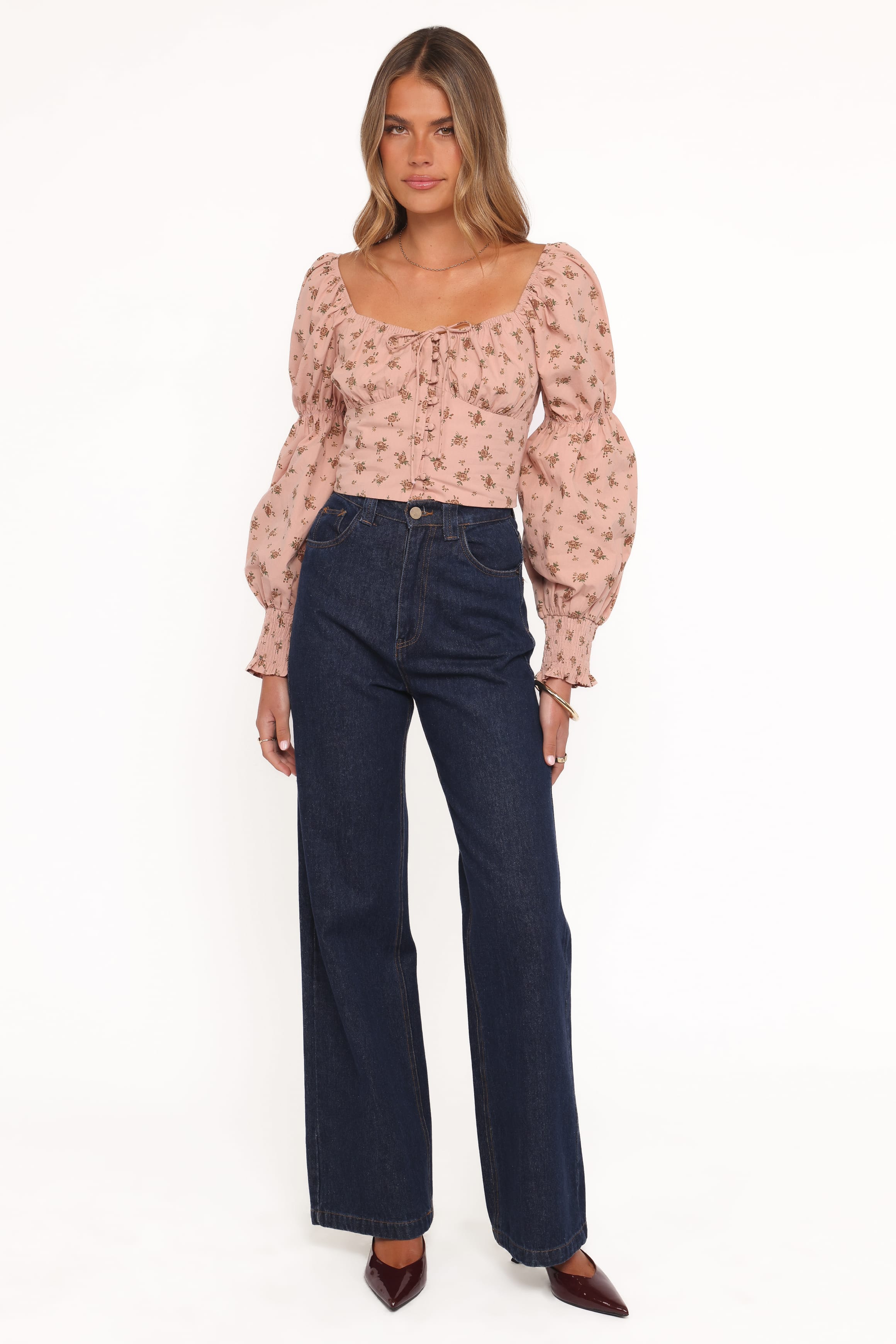 Petal and Pup USA TOPS Charlene Top - Pink Floral