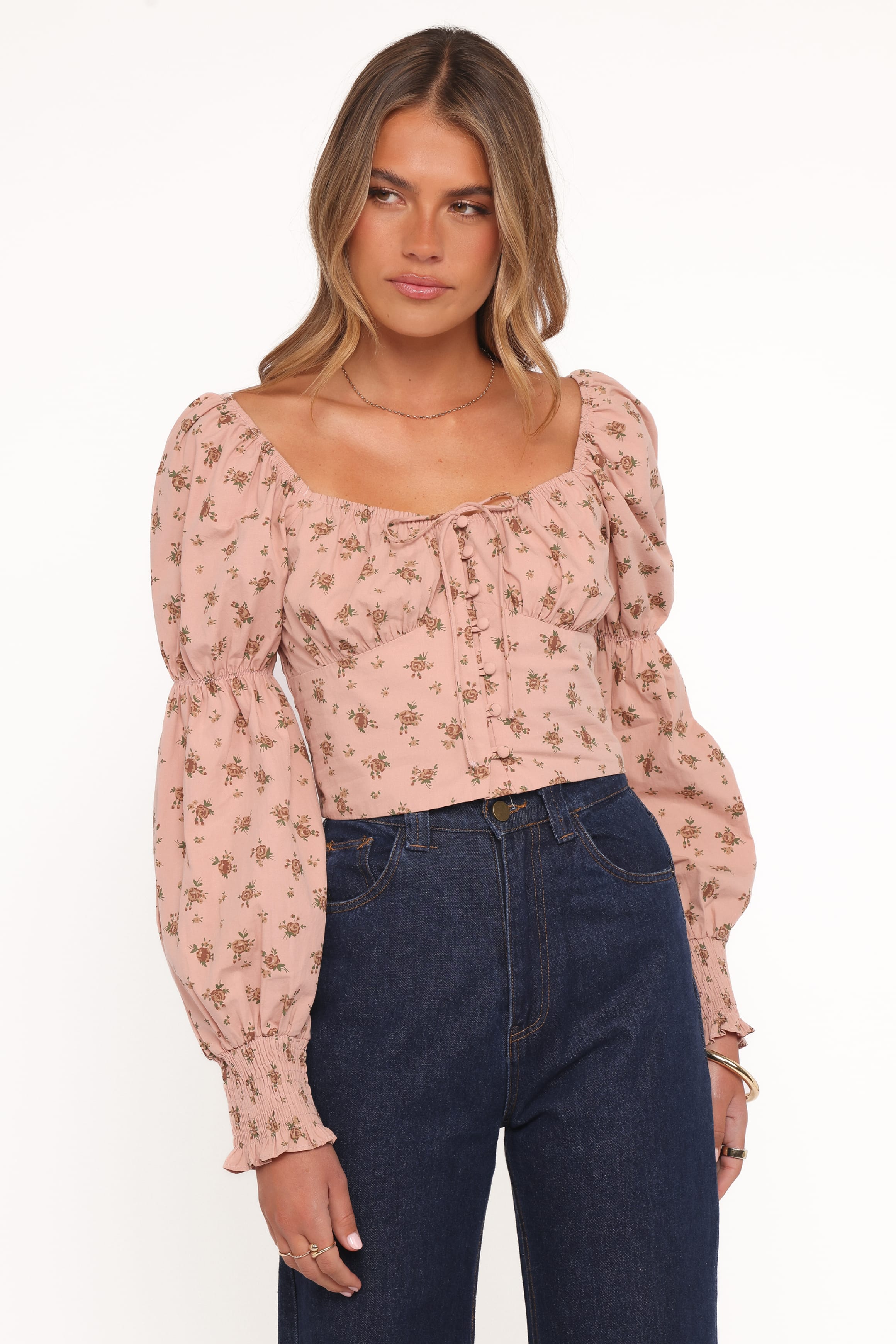 Petal and Pup USA TOPS Charlene Top - Pink Floral