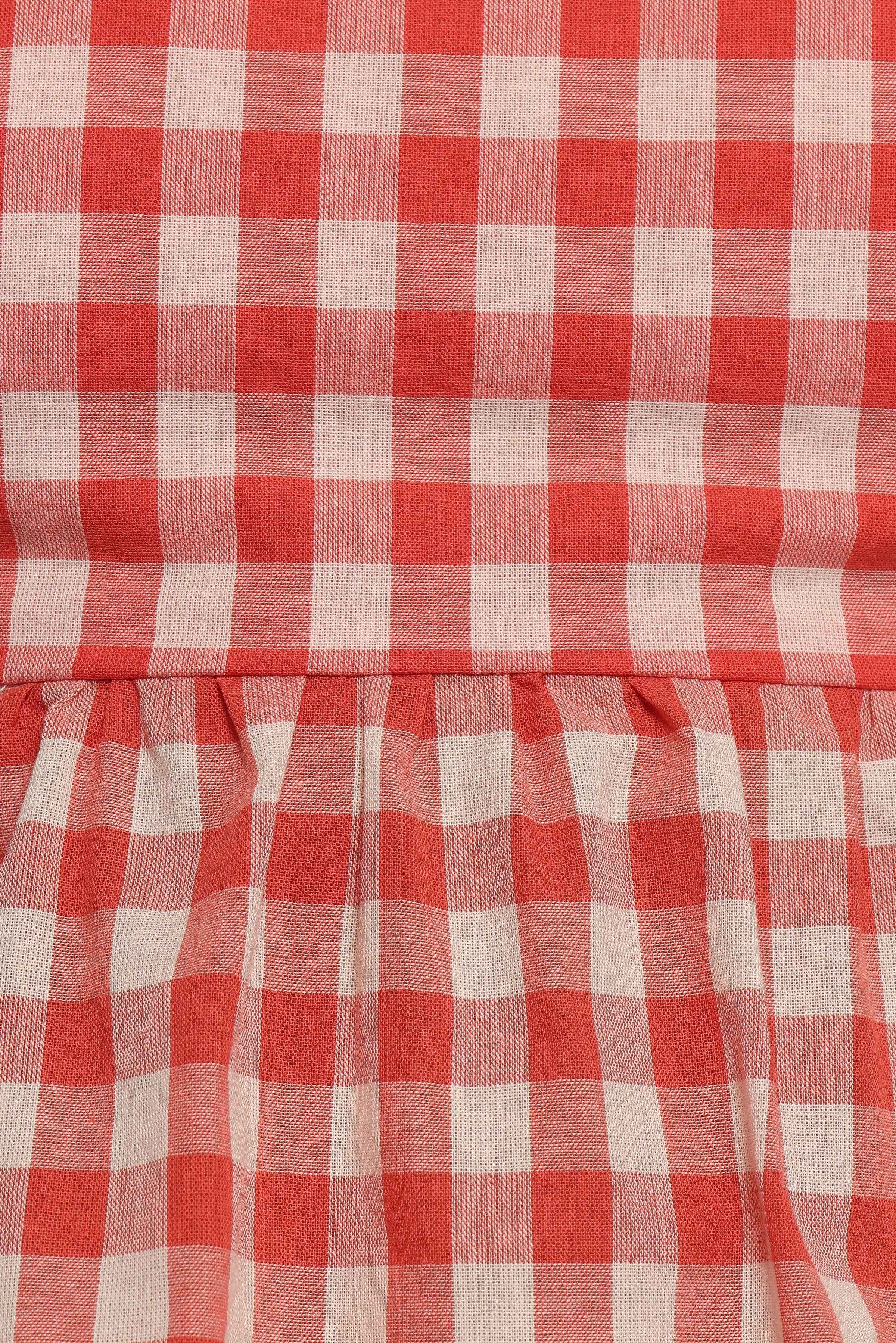 Petal and Pup USA TOPS Chatham Top - Red Gingham