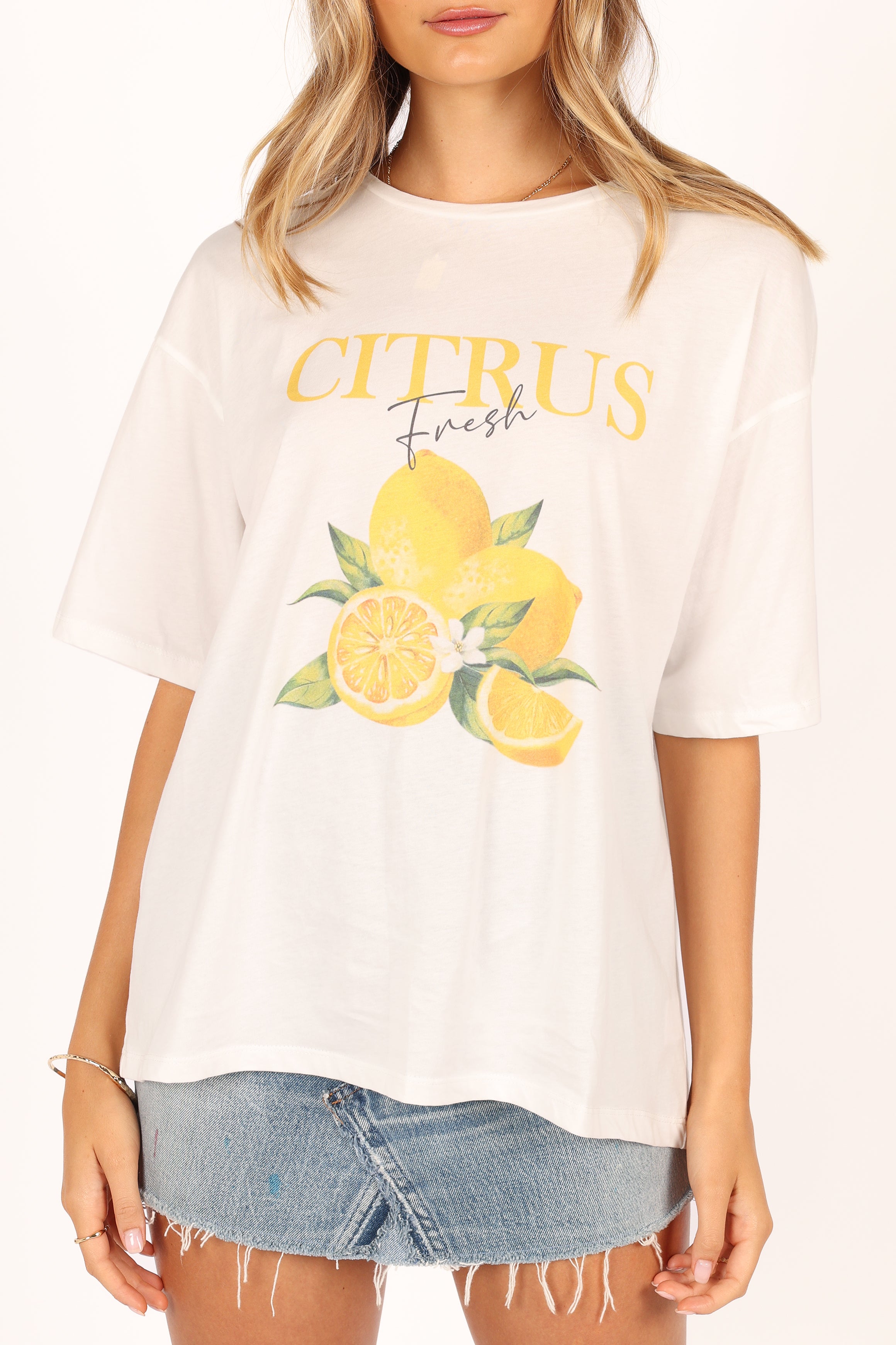 Petal and Pup USA TOPS Citrus Tee - White