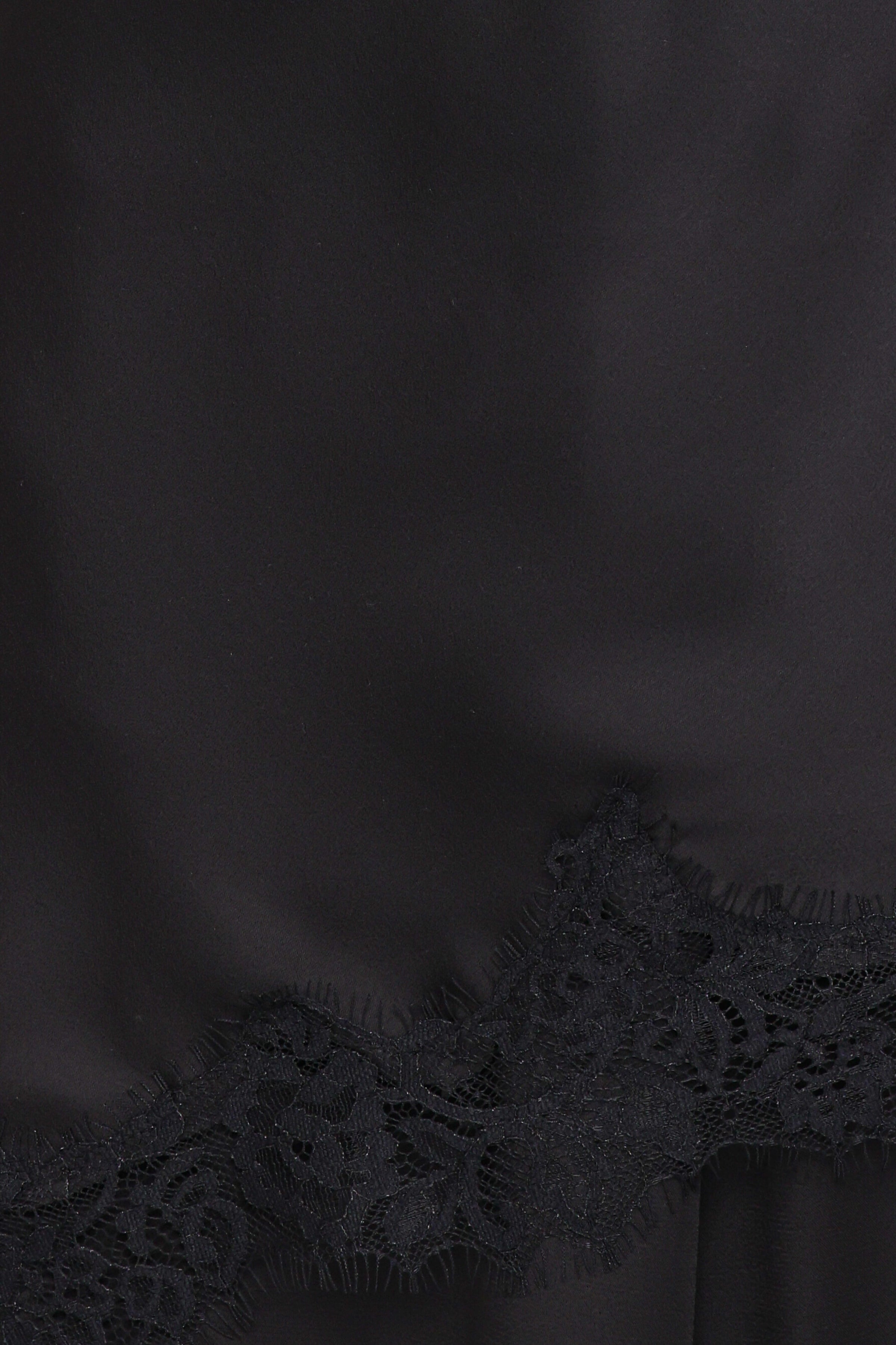 Petal and Pup USA TOPS Clara Asymmetrical Lace Top - Black