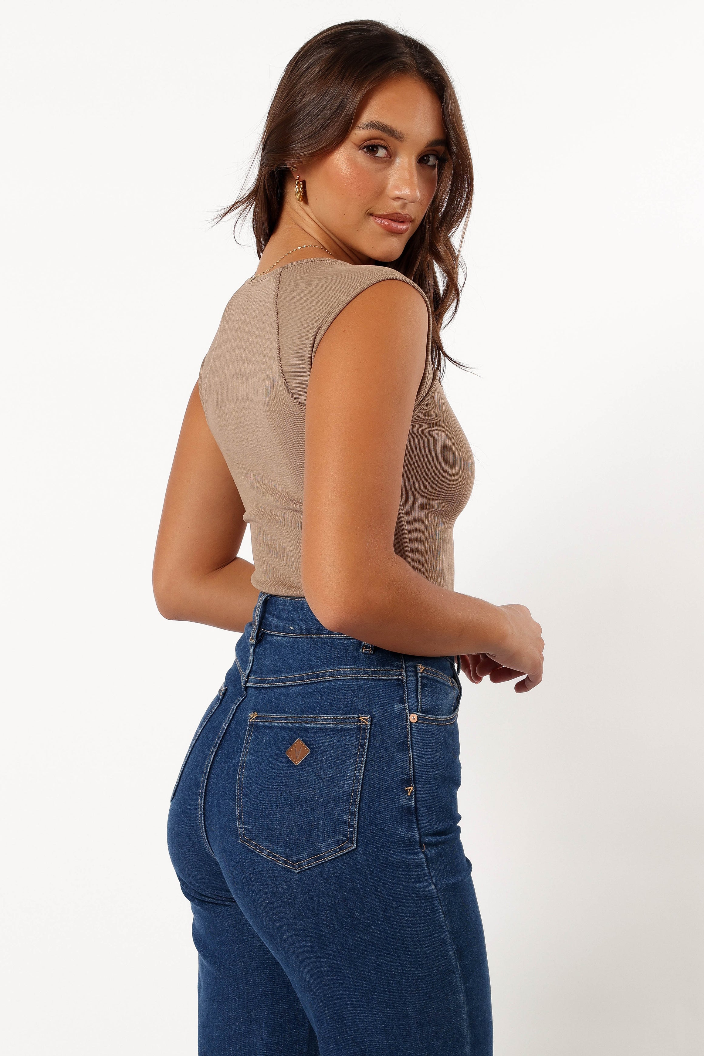 Petal and Pup USA TOPS Clara Top - Beige