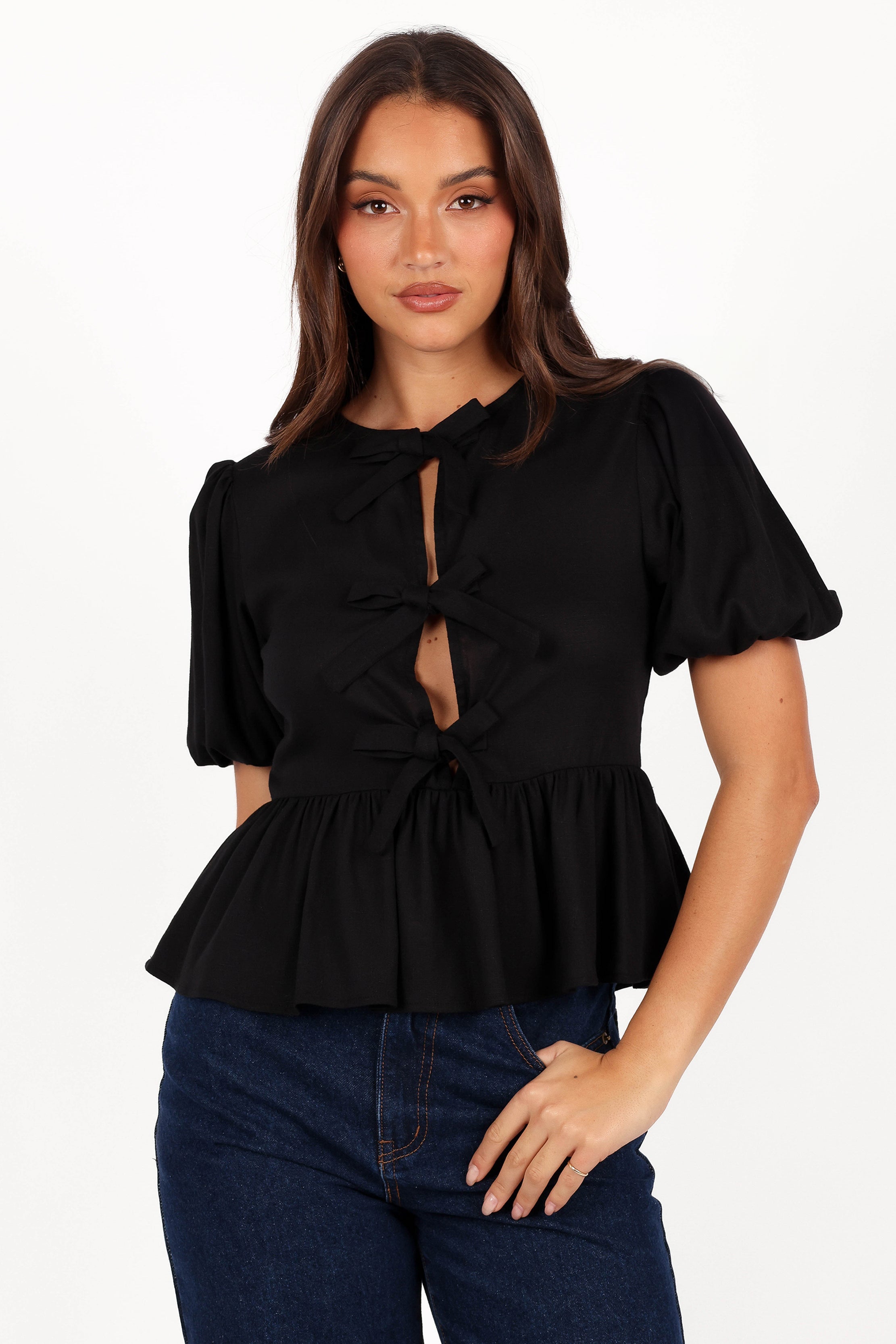 Petal and Pup USA TOPS Colette Top - Black