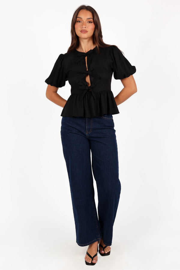 Petal and Pup USA TOPS Colette Top - Black