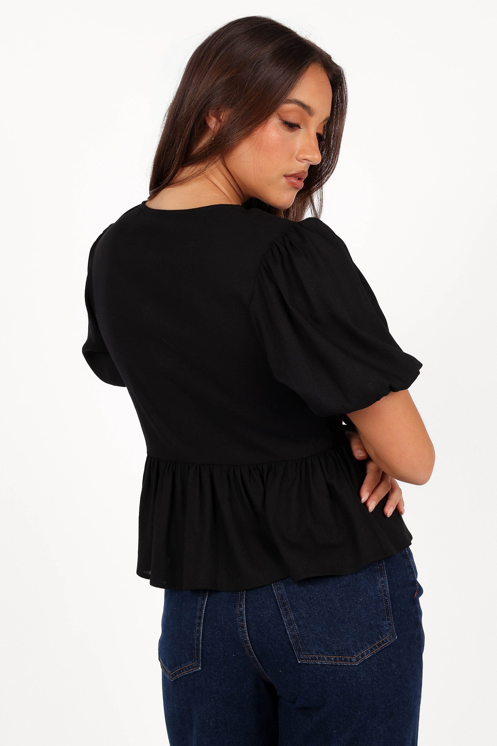 Petal and Pup USA TOPS Colette Top - Black