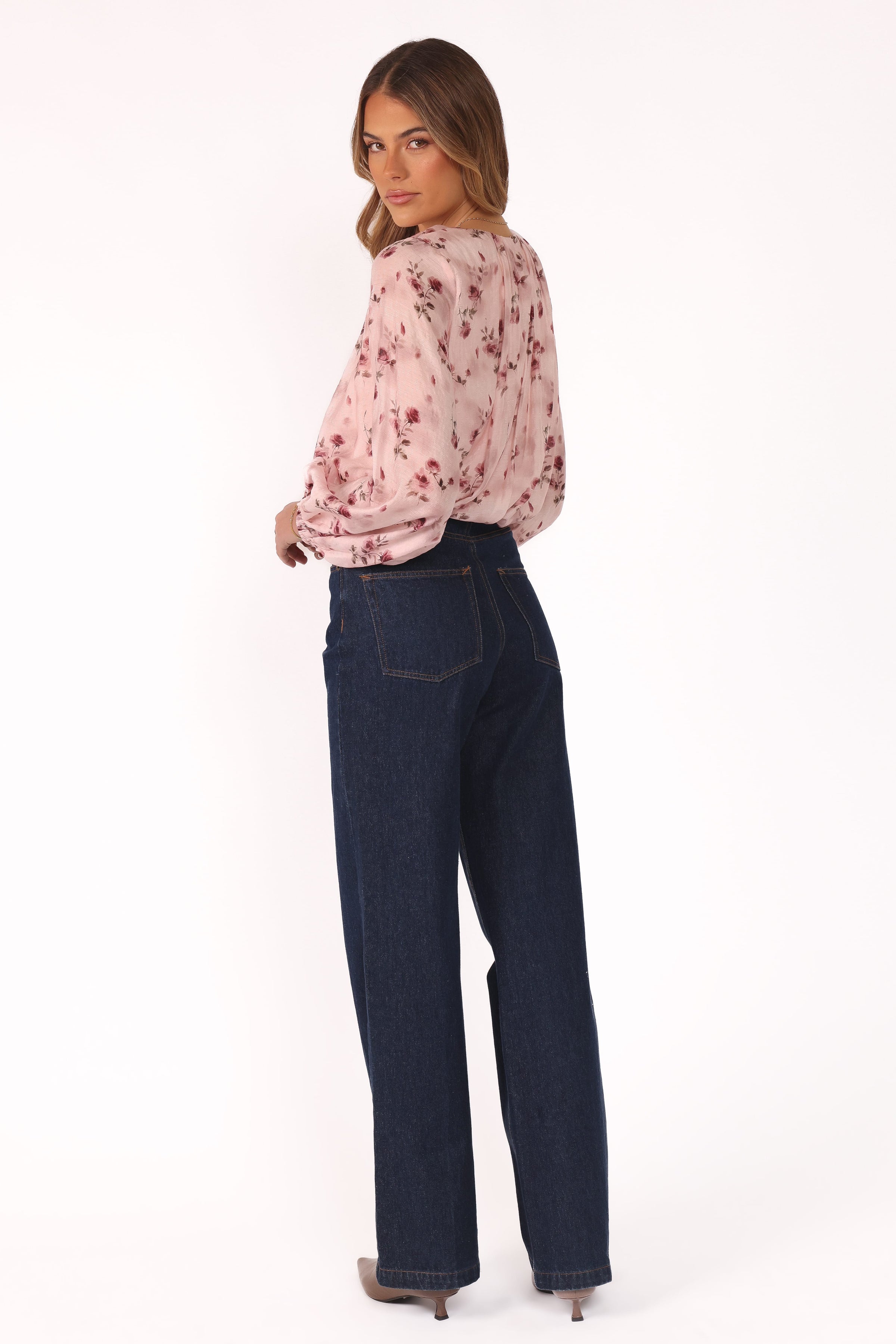 Petal and Pup USA TOPS Dallas Long Sleeve Top - Pink Rose