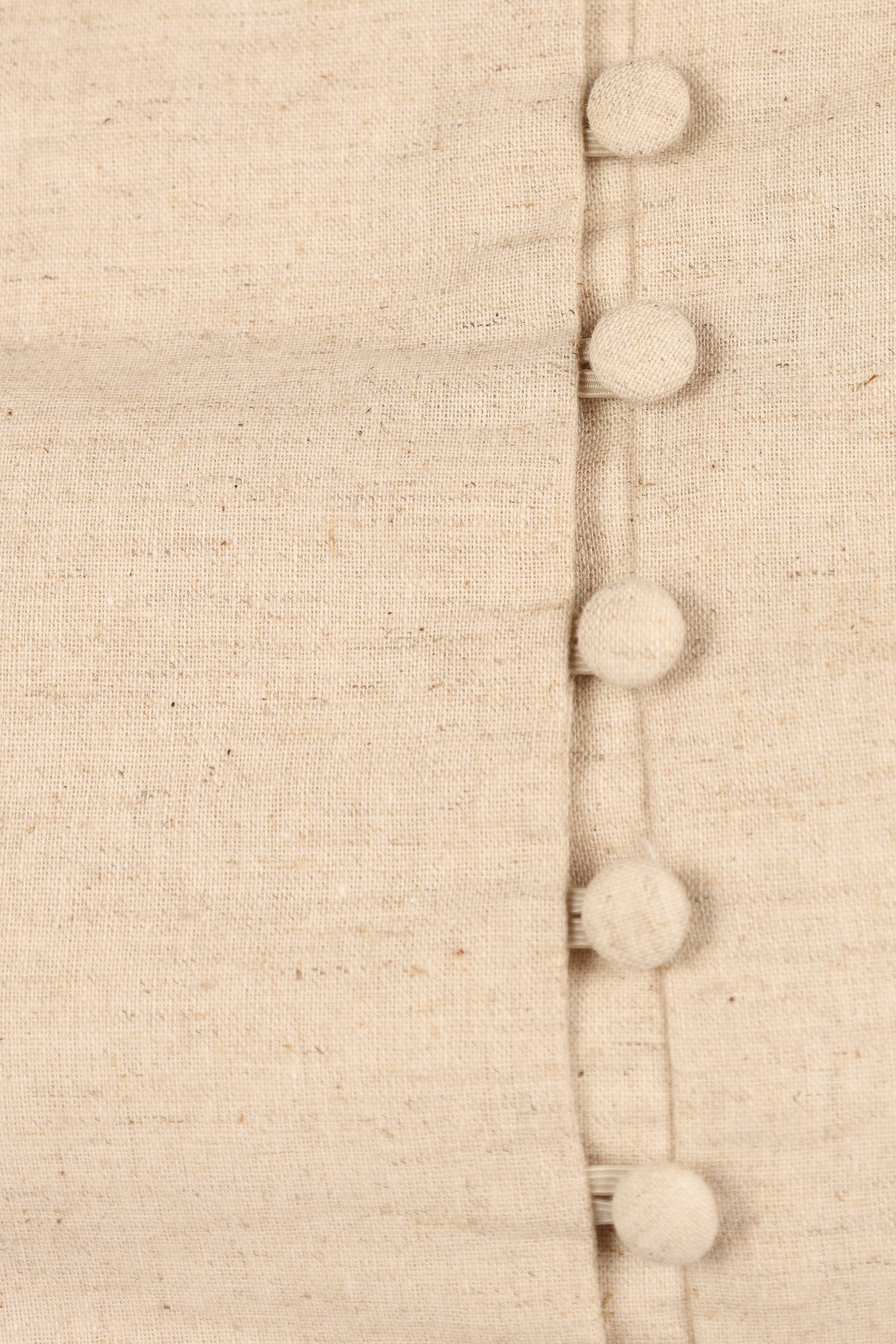 Petal and Pup USA TOPS Daniella Linen Vest - Oatmeal