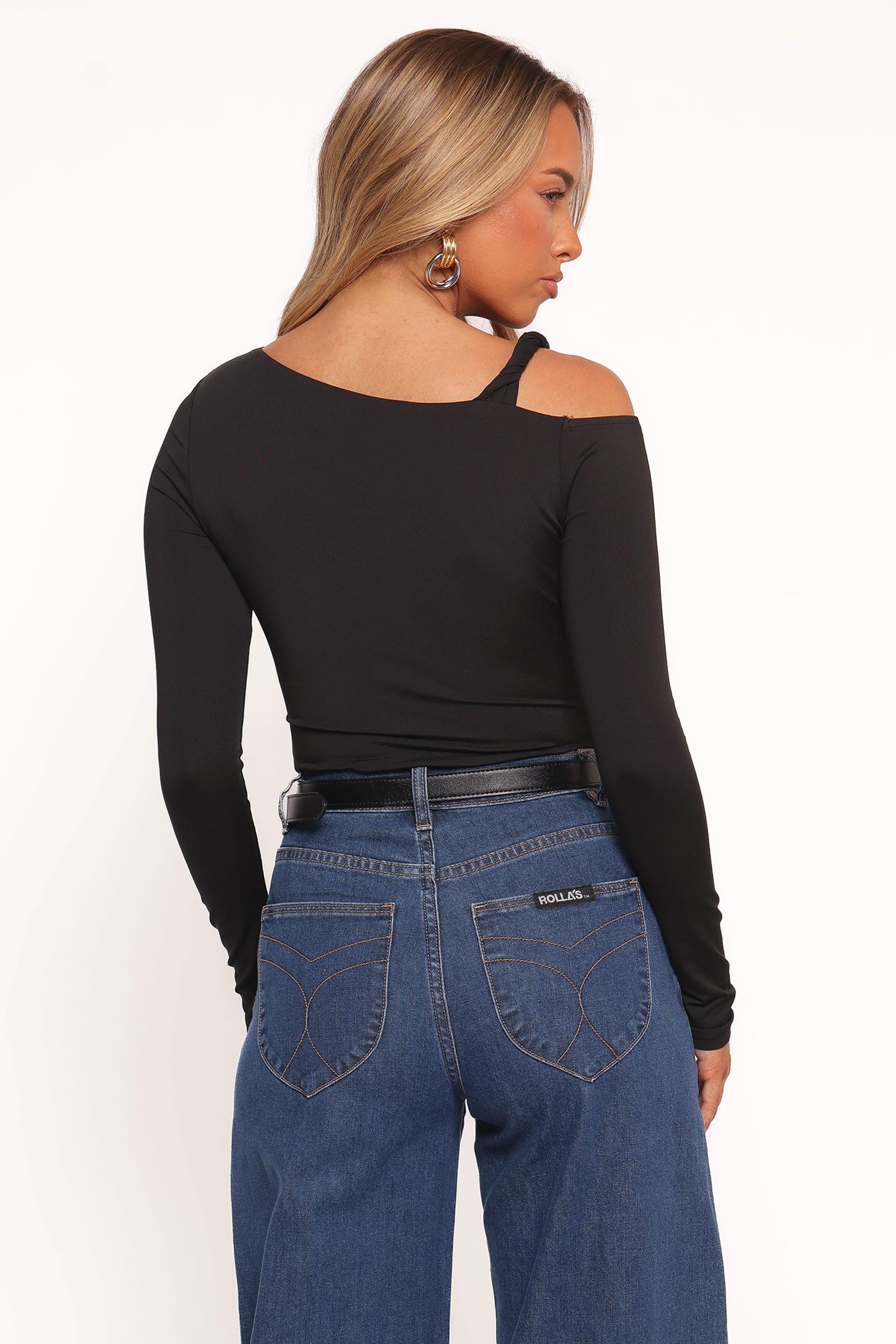 Petal and Pup USA TOPS Darma Long Sleeve Top - Black