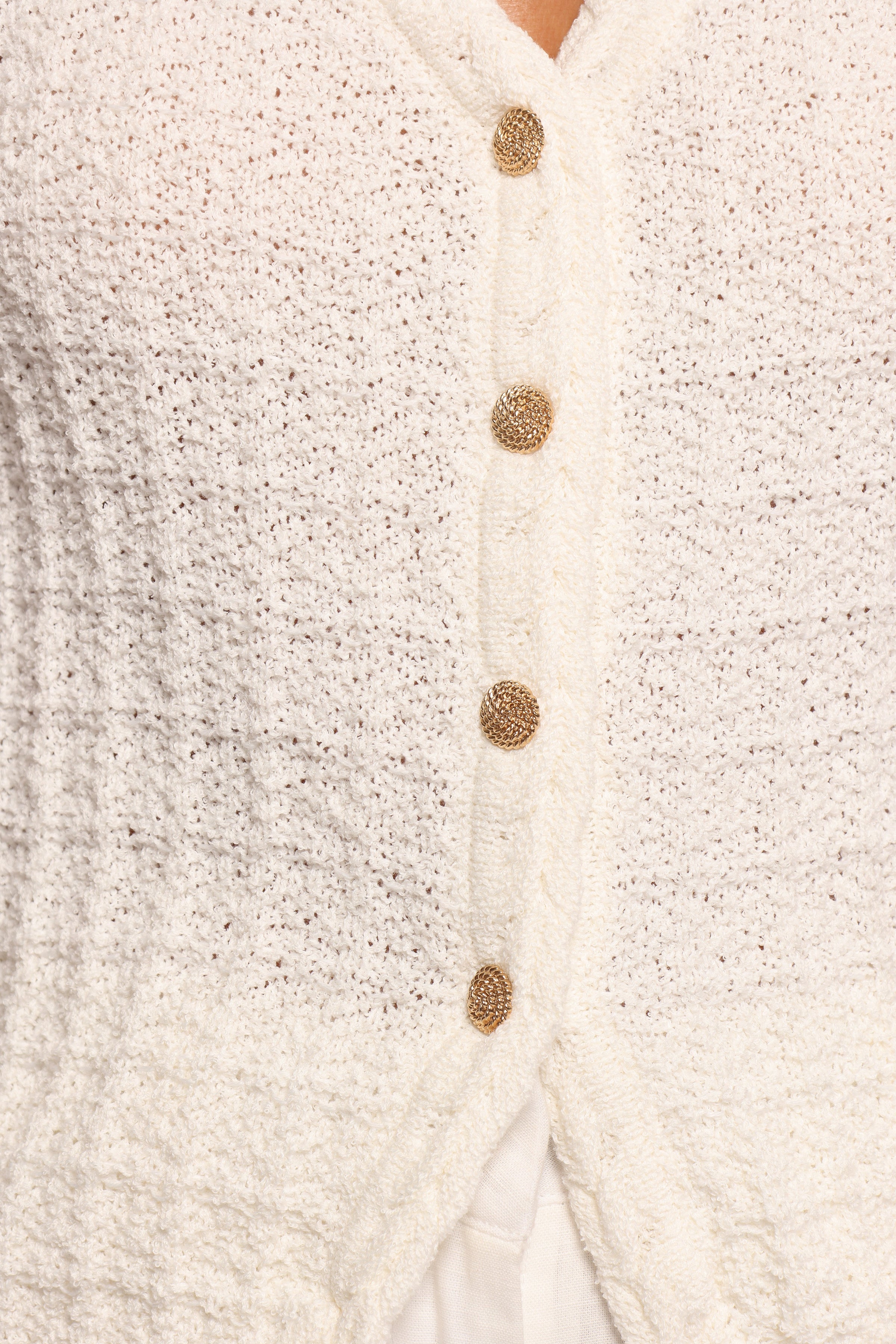 Petal and Pup USA TOPS Davis Knit Vest - White