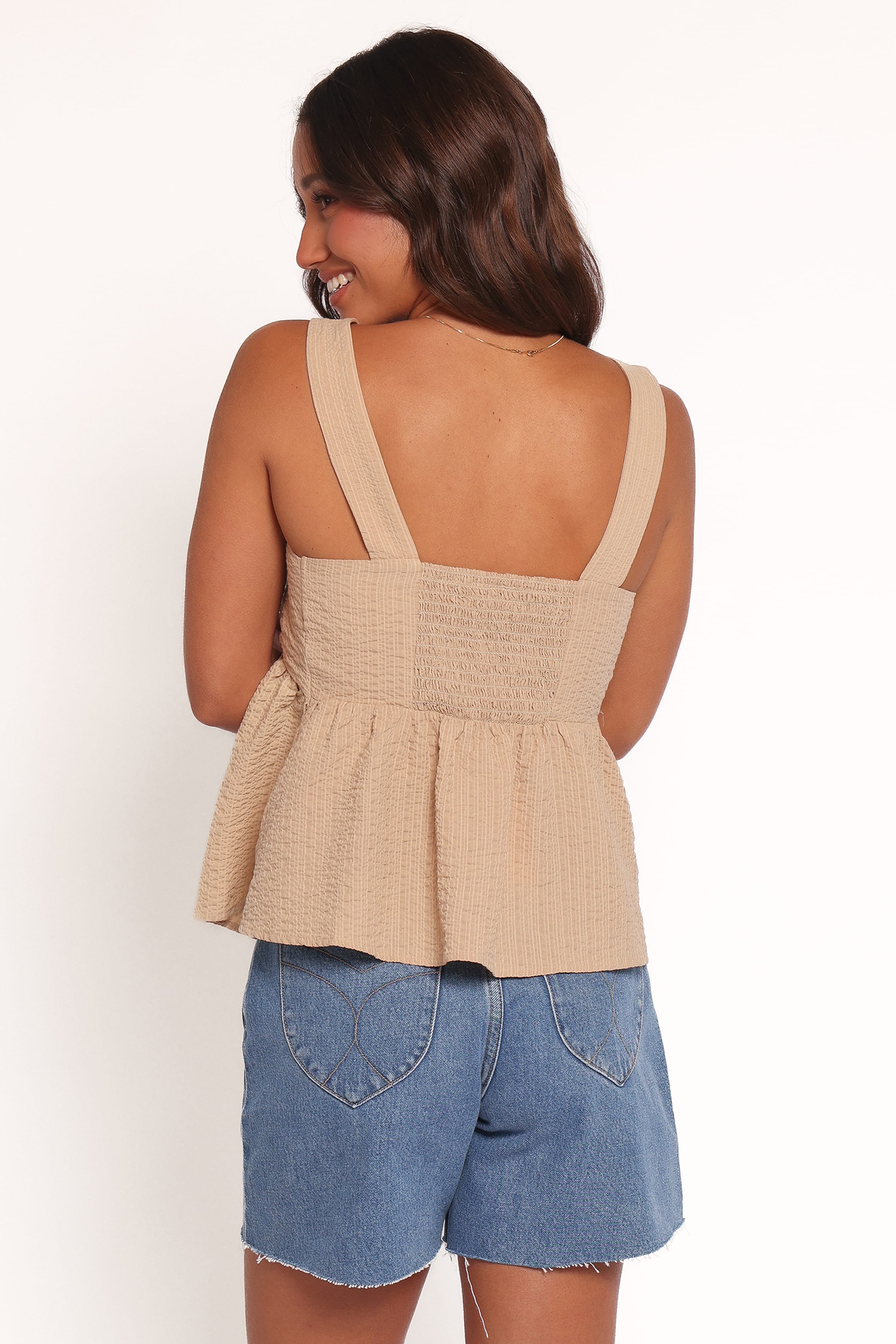 Petal and Pup USA TOPS Denni Top - Sand (Hold for Amazon)