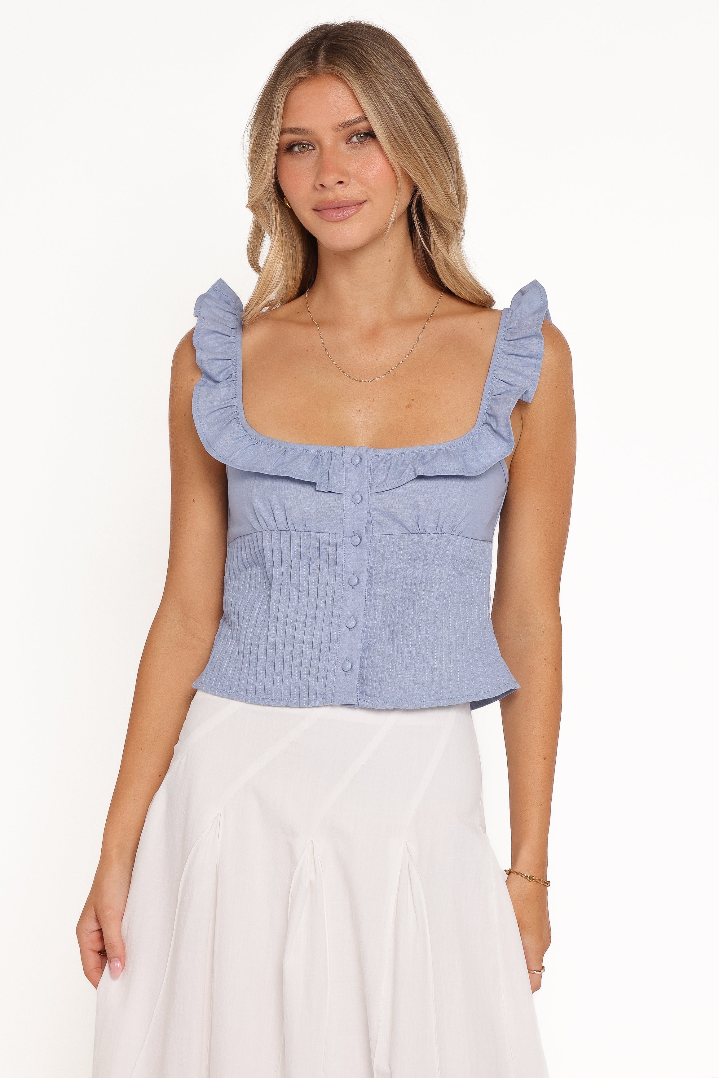 Petal and Pup USA TOPS Dervla Top - Blue