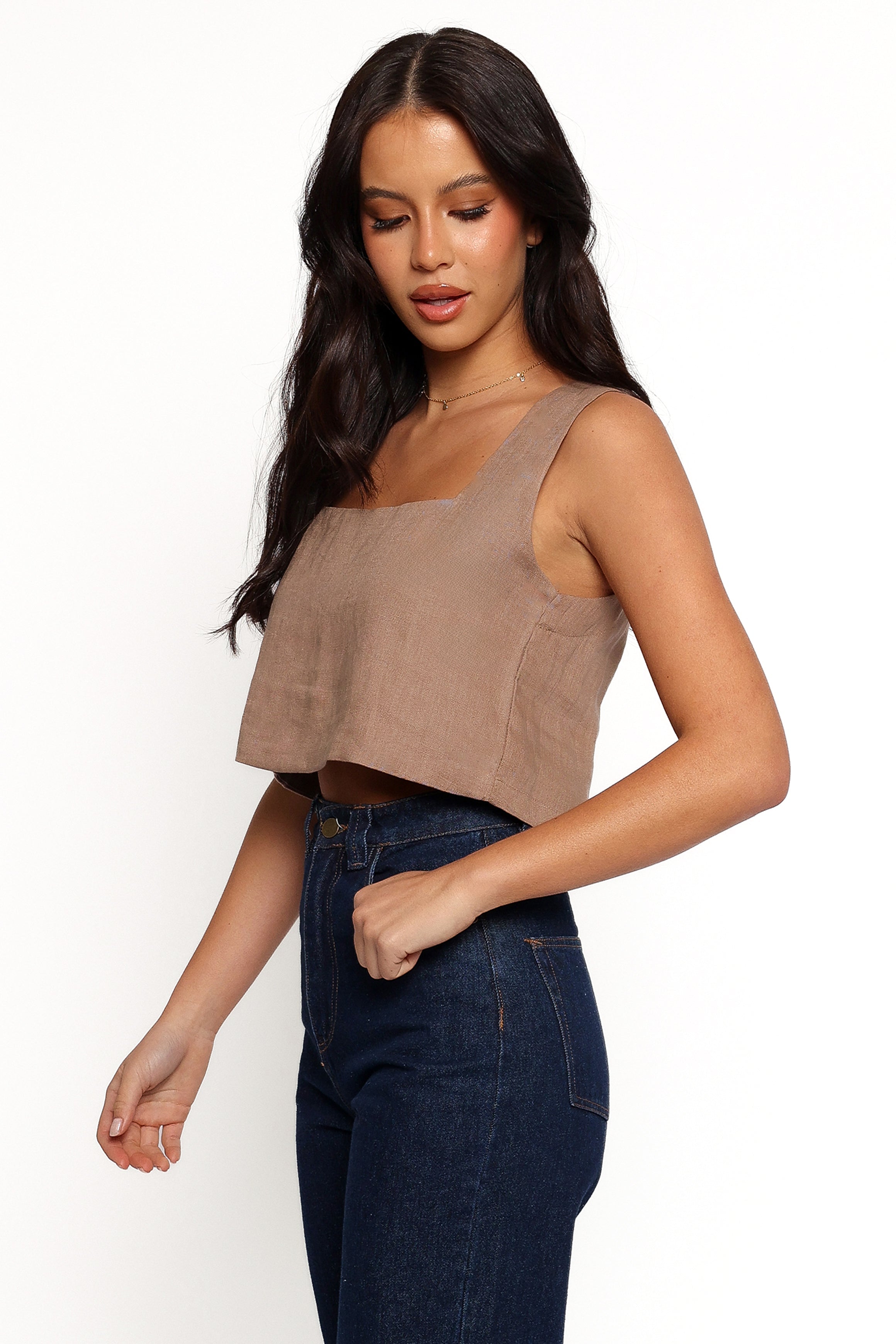 Petal and Pup USA TOPS Devlin Top - Mocha