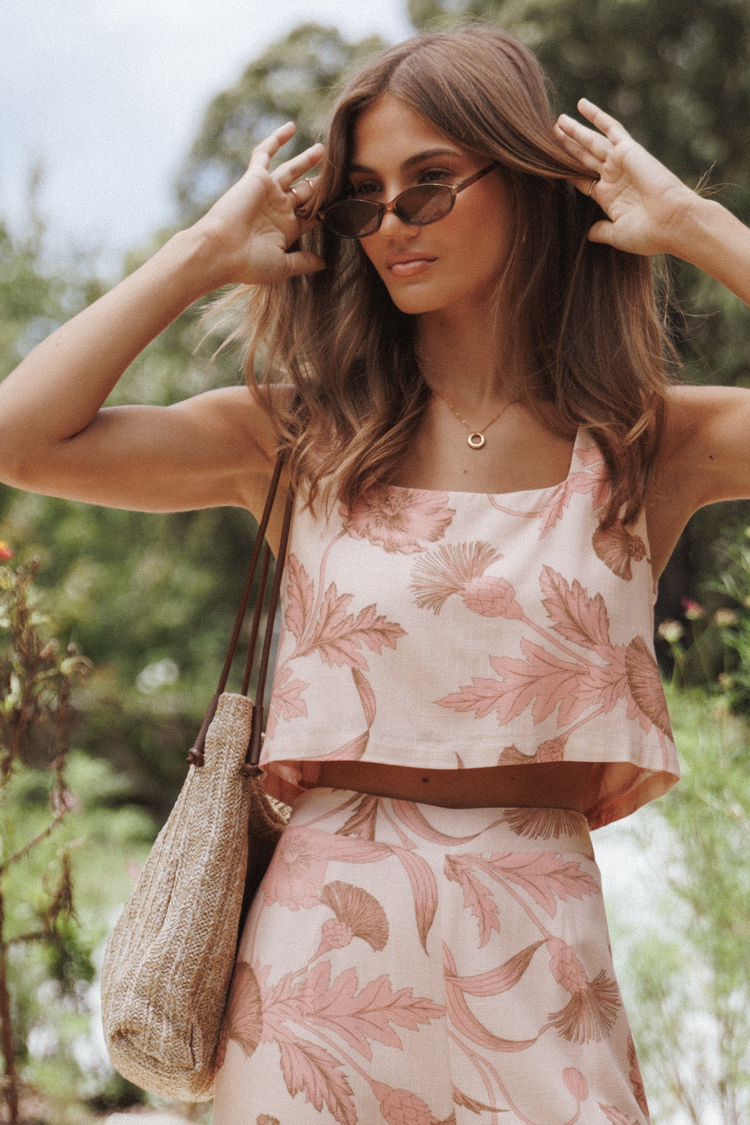 Petal and Pup USA TOPS Devlin Top - Pink Floral