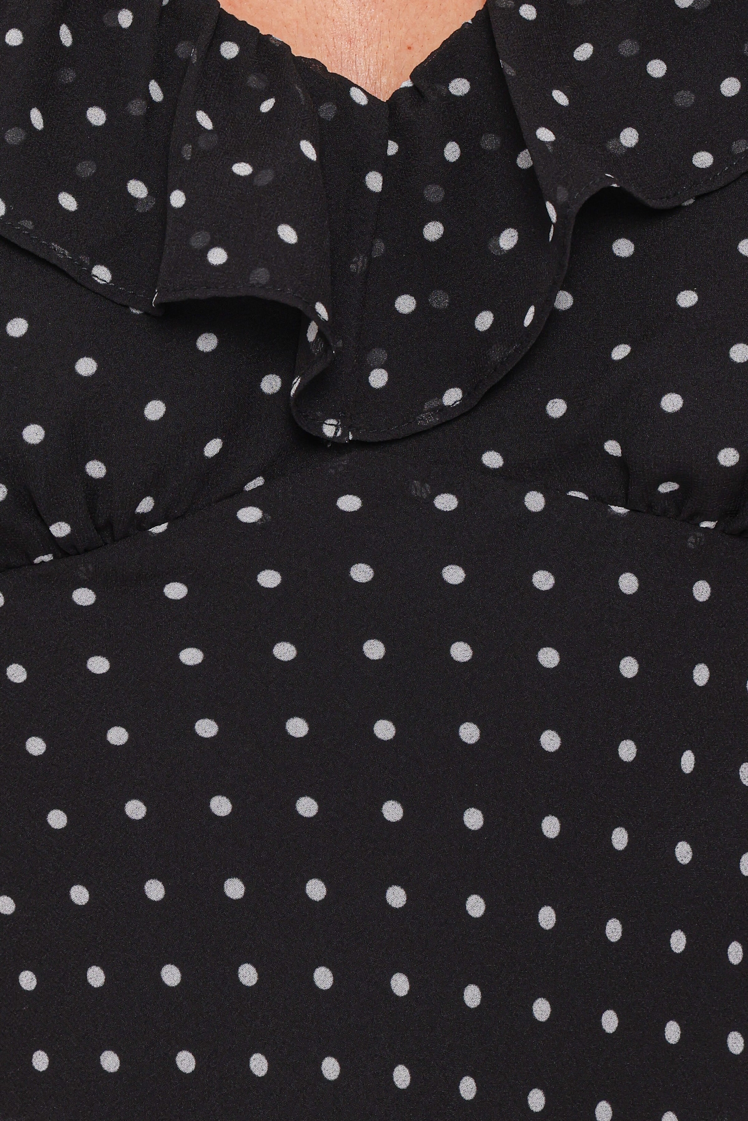 Petal and Pup USA TOPS Dorado Top - Black/White Polkadot