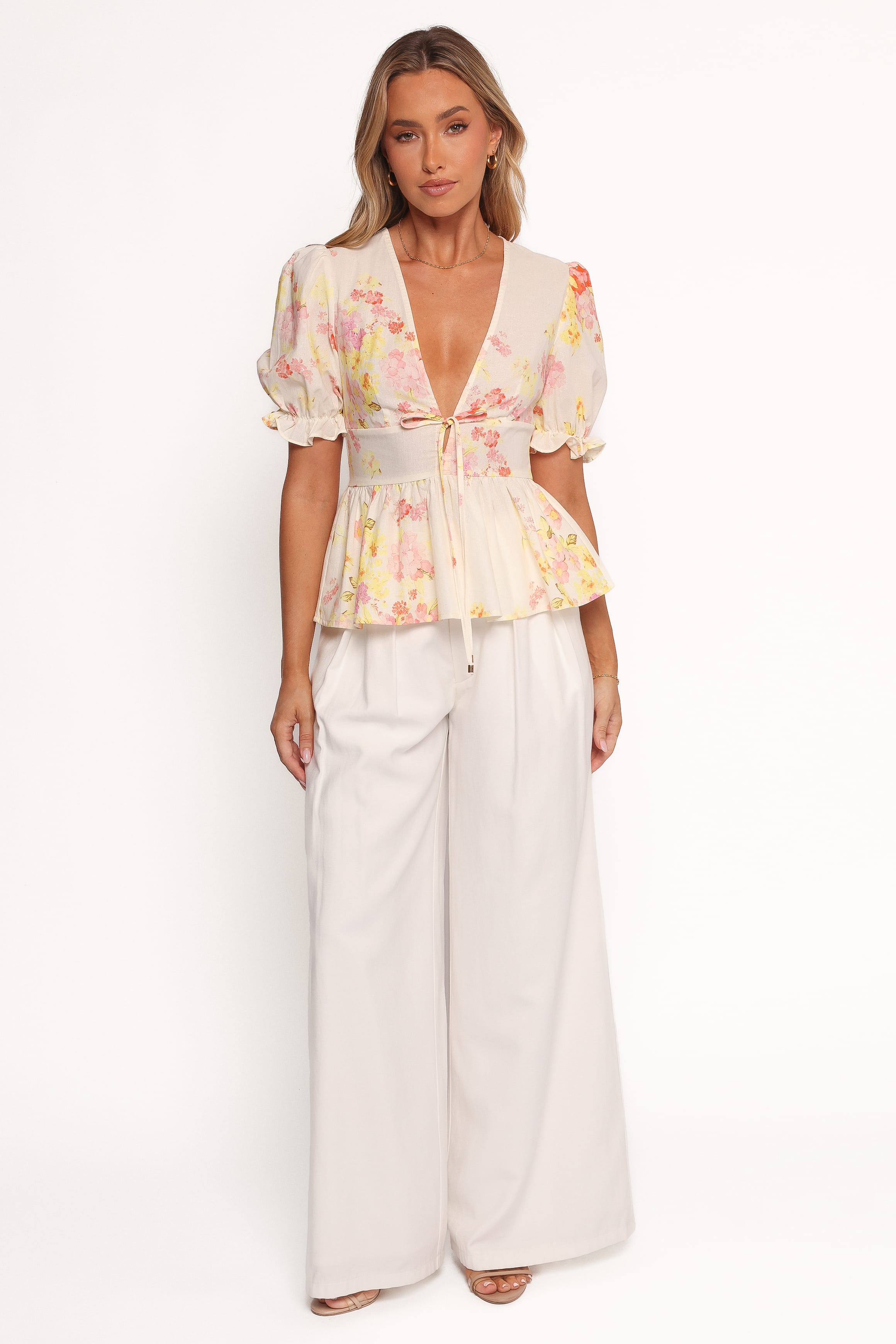 Petal and Pup USA TOPS Duchess Top - Pink Floral