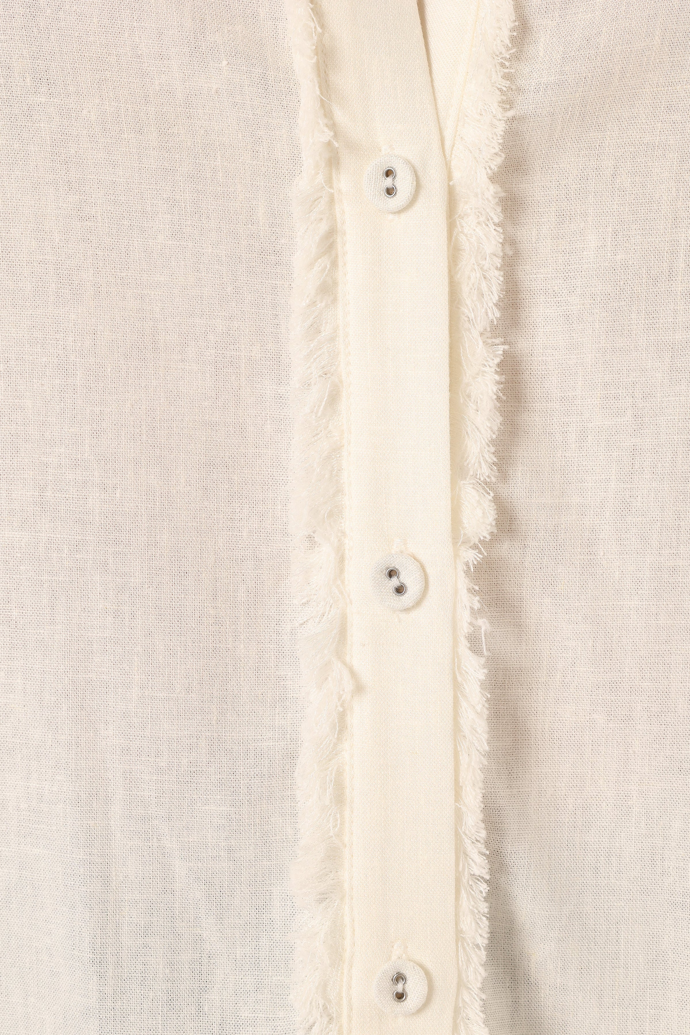 Petal and Pup USA TOPS Dylan Long Sleeve Button Up Top - White