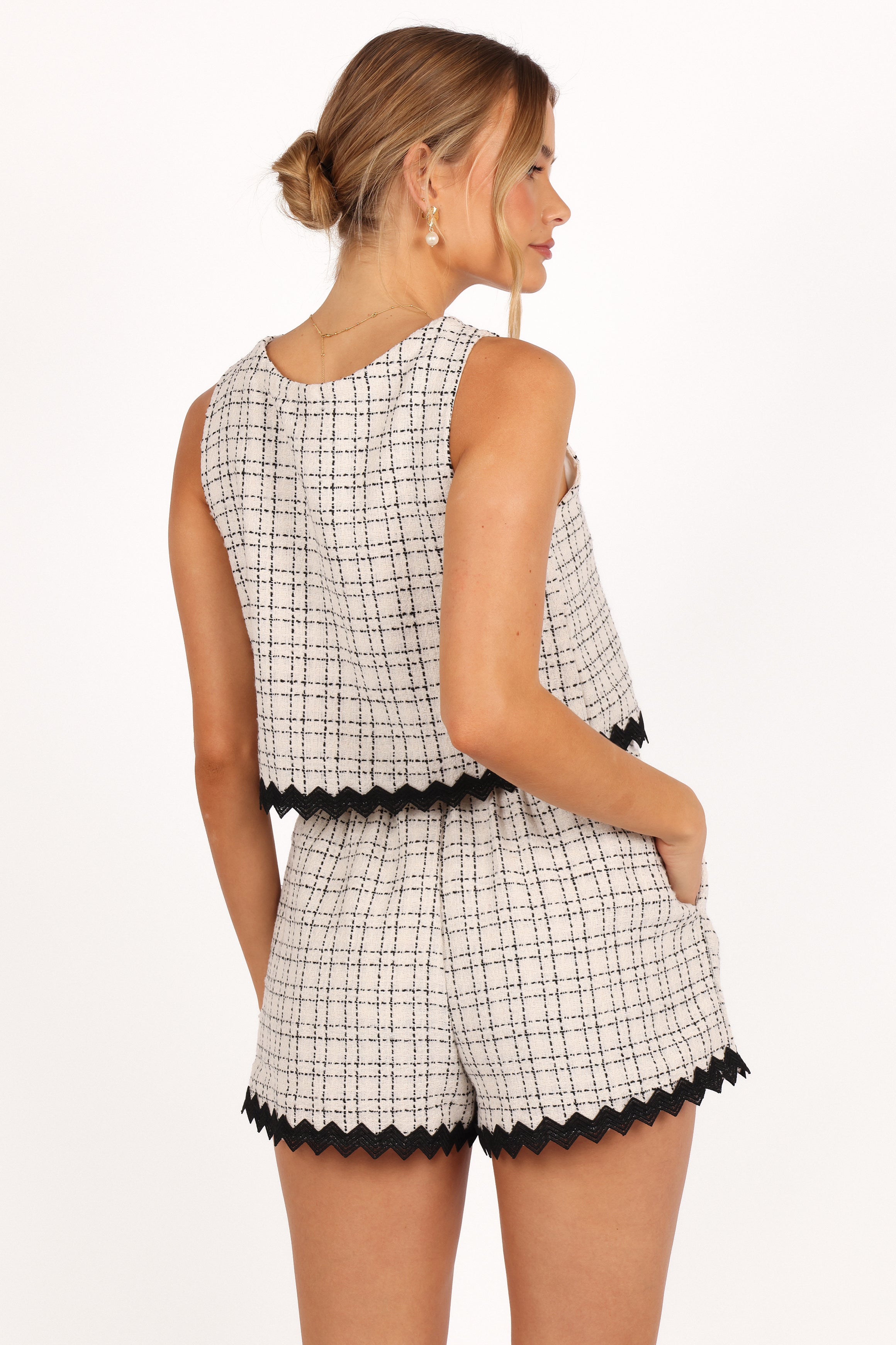 Petal and Pup USA TOPS Elea Top - Black White