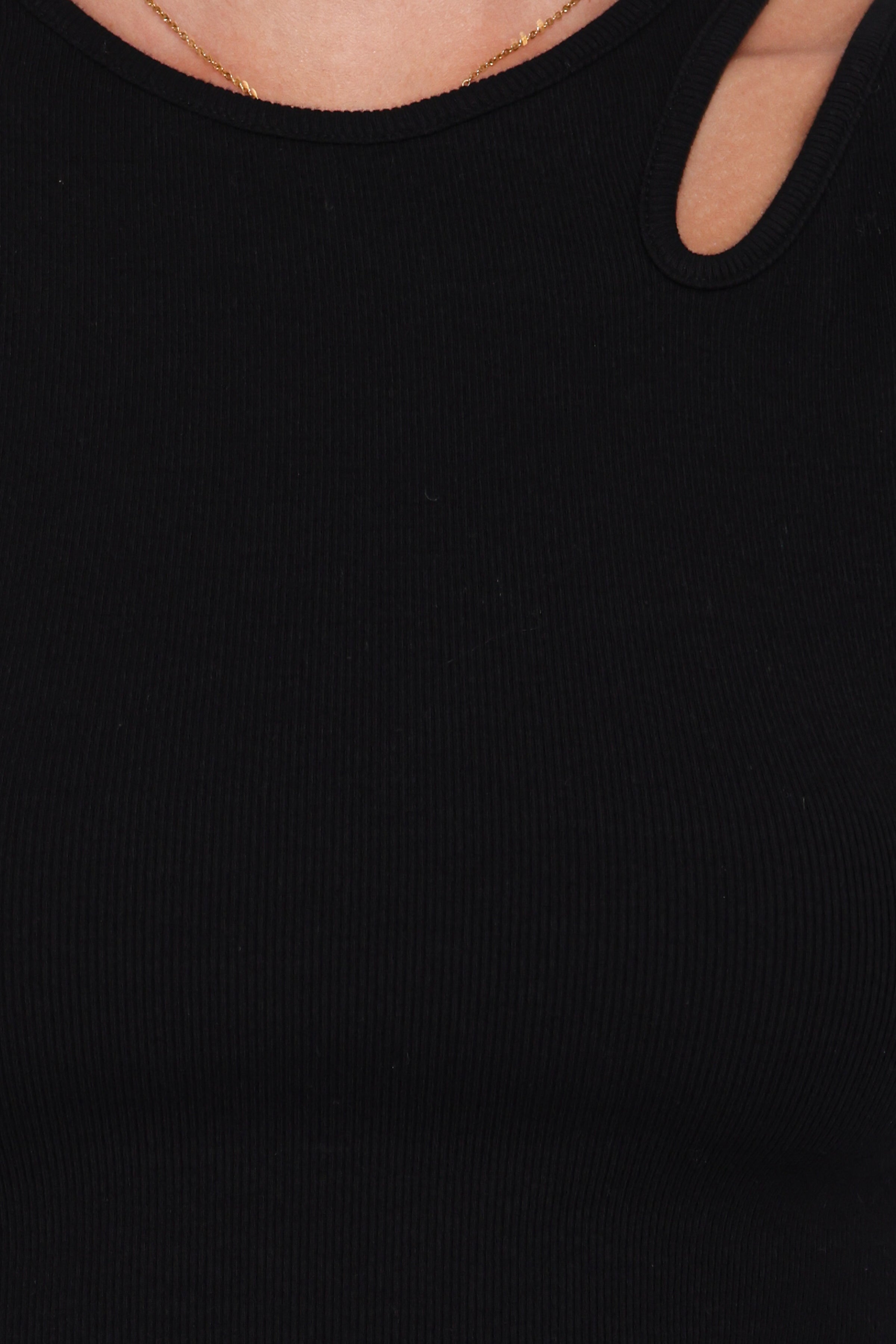 Petal and Pup USA TOPS Elira Cut Out Tank - Black