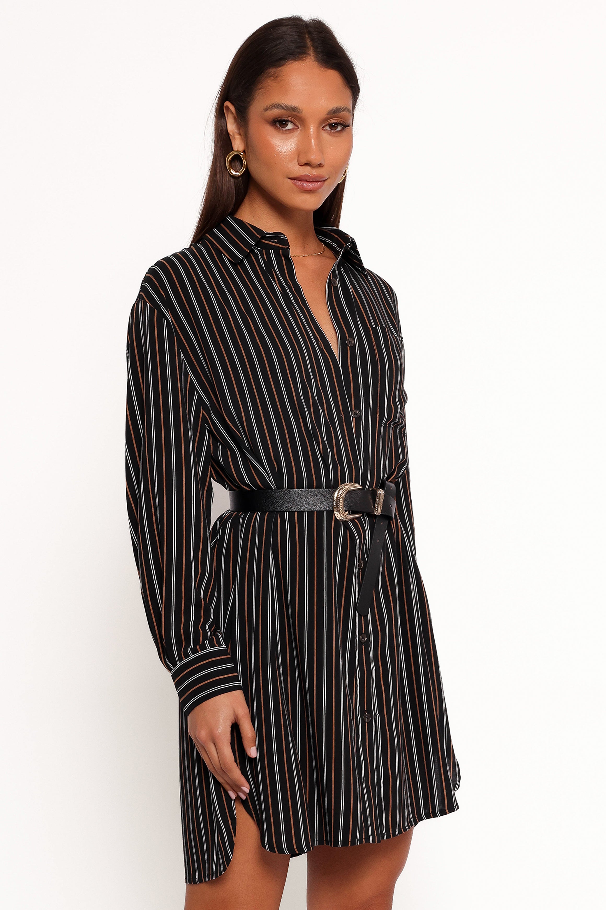 Petal and Pup USA TOPS Elsa Shirt - Black Camel