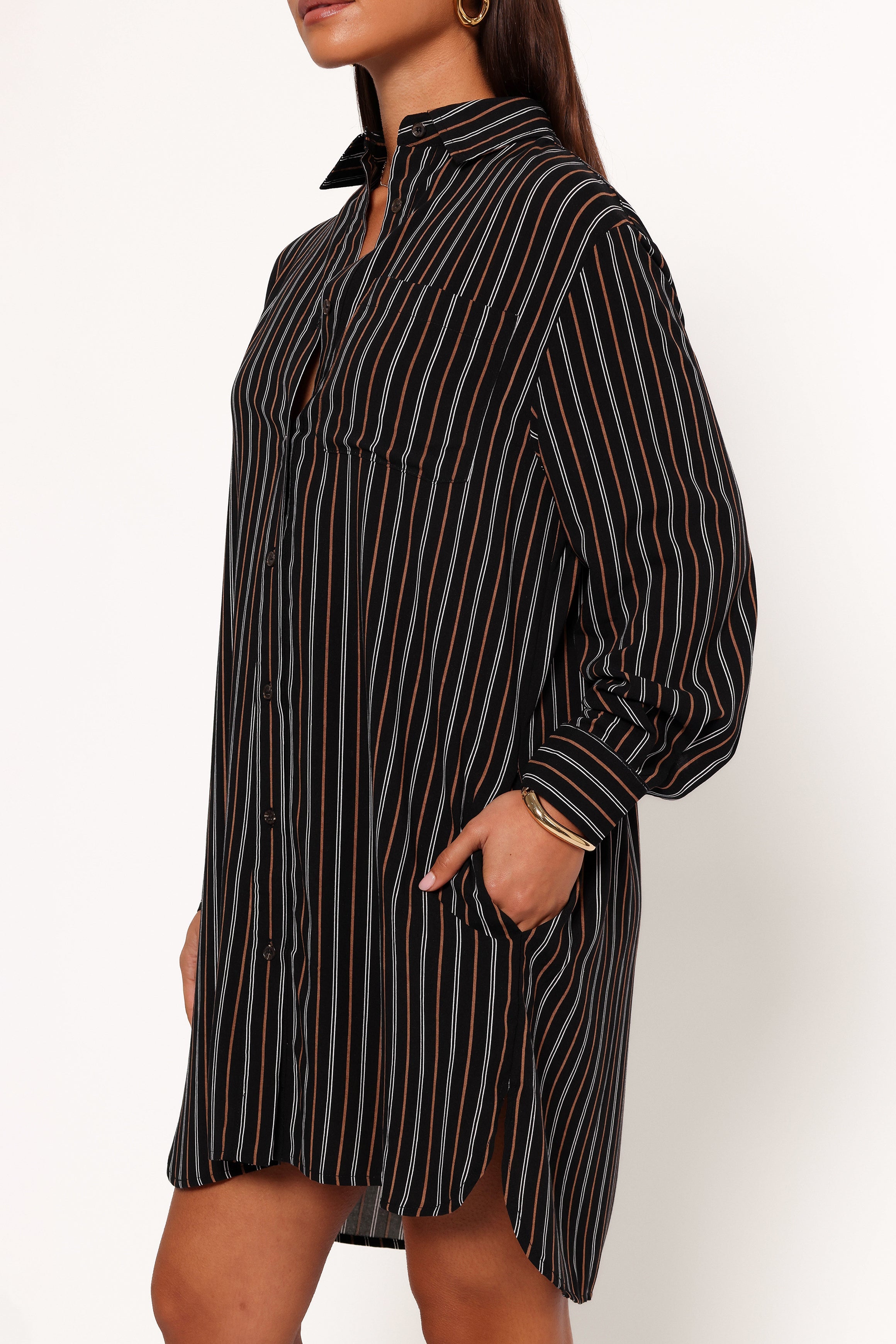 Petal and Pup USA TOPS Elsa Shirt - Black Camel