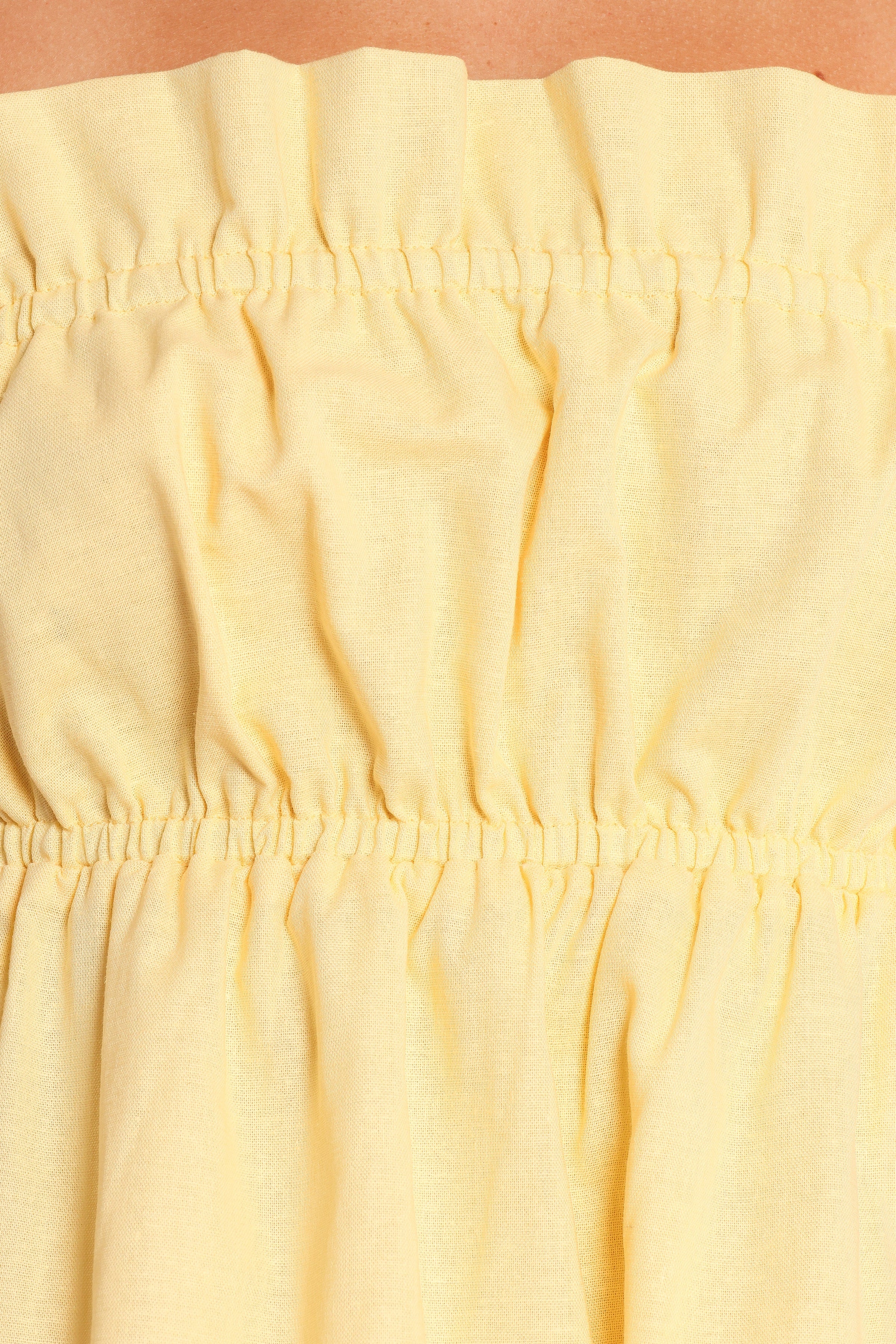 Petal and Pup USA TOPS Ember Strapless Tunic Top - Butter Yellow (Hold for Rack)