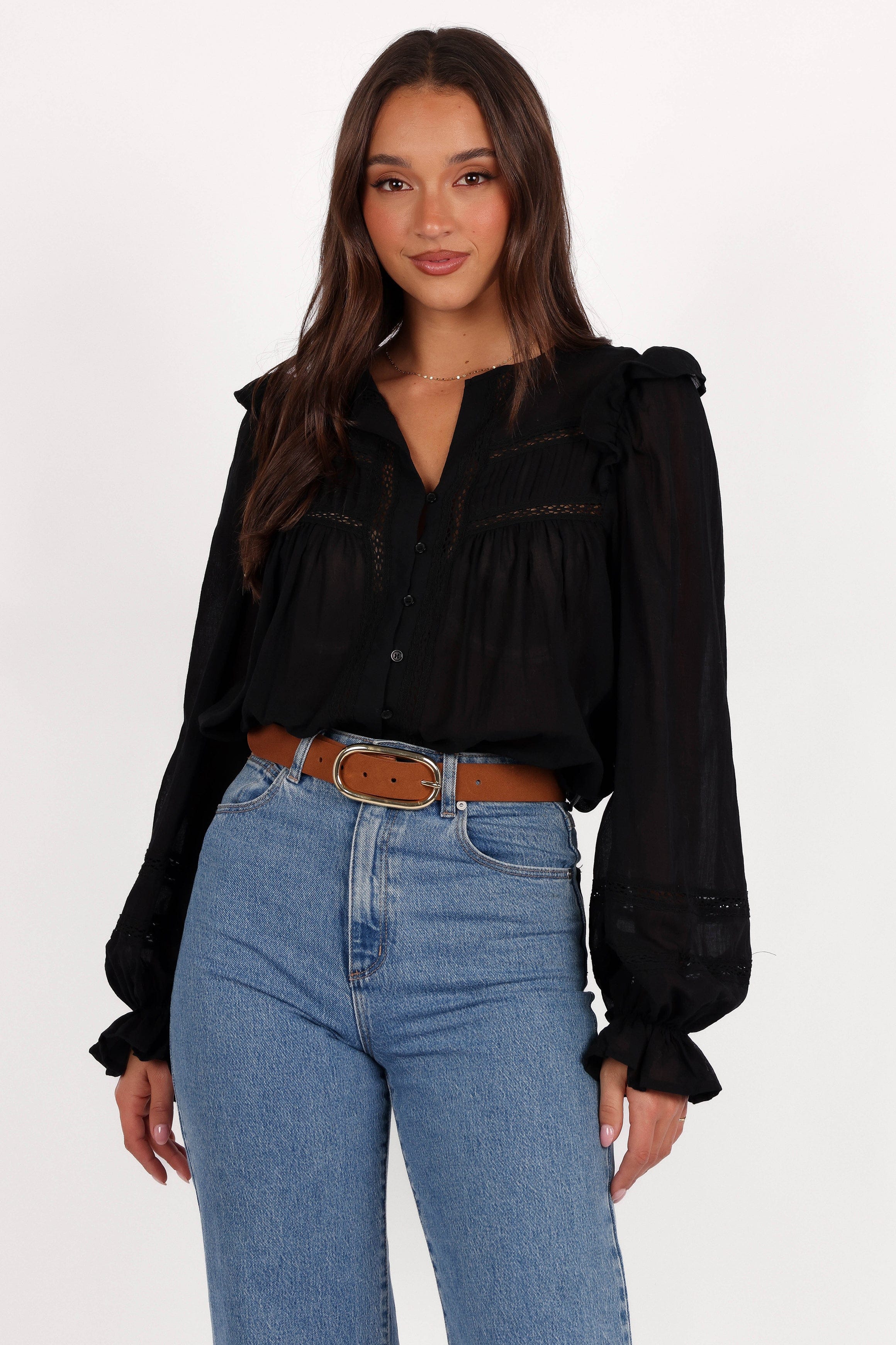 Petal and Pup USA TOPS Emelia Top - Black