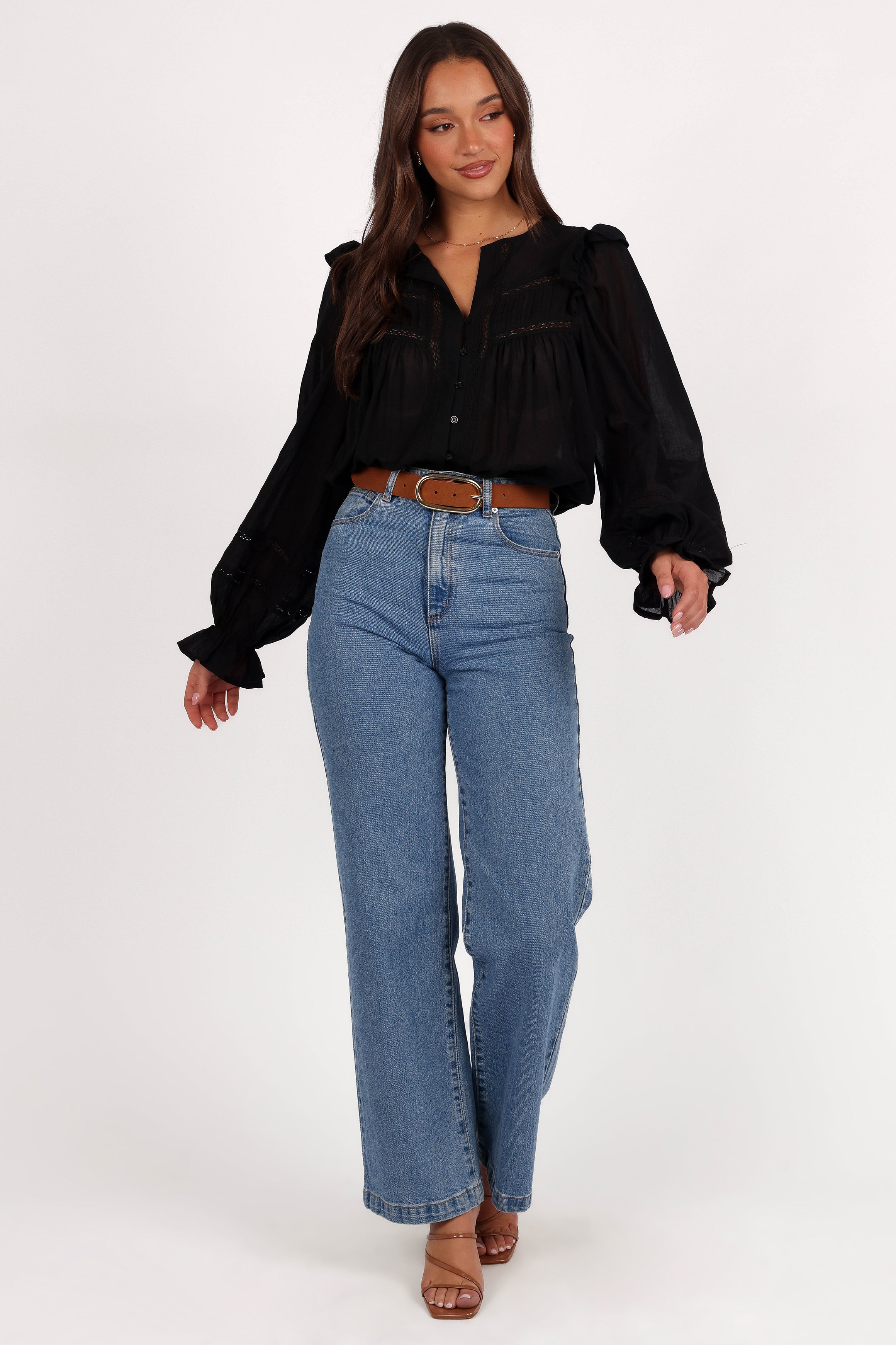 Petal and Pup USA TOPS Emelia Top - Black