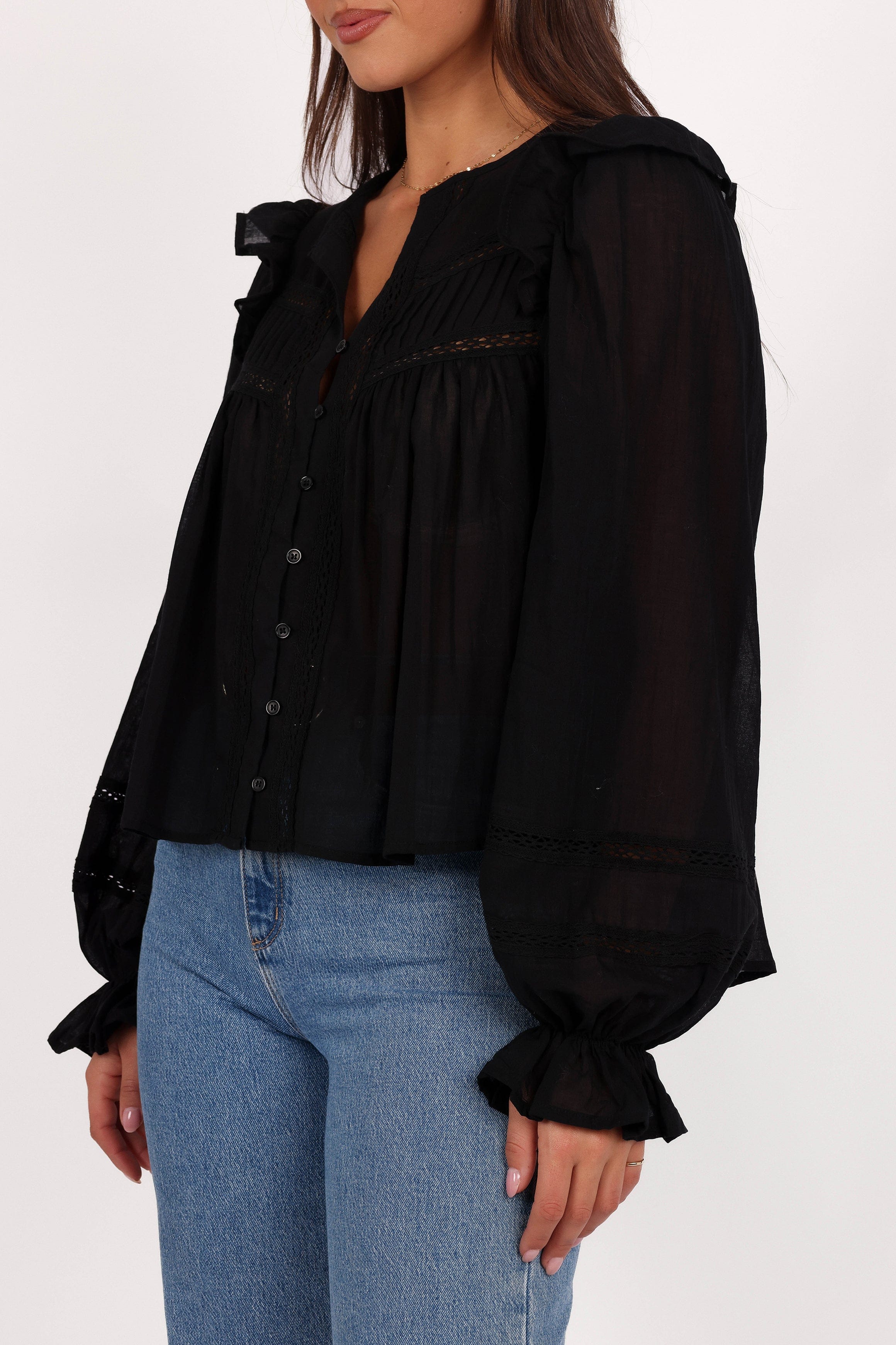 Petal and Pup USA TOPS Emelia Top - Black