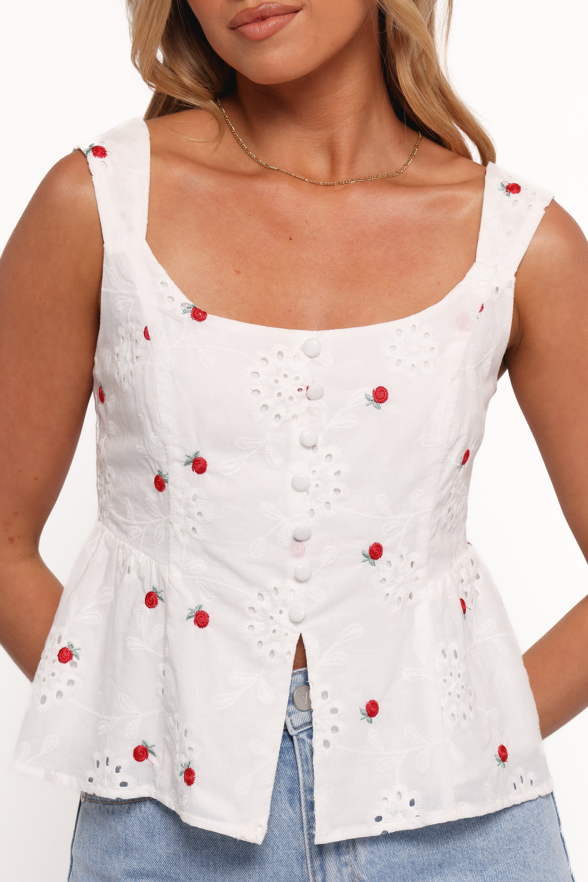 Petal and Pup USA TOPS Estelle Top - White