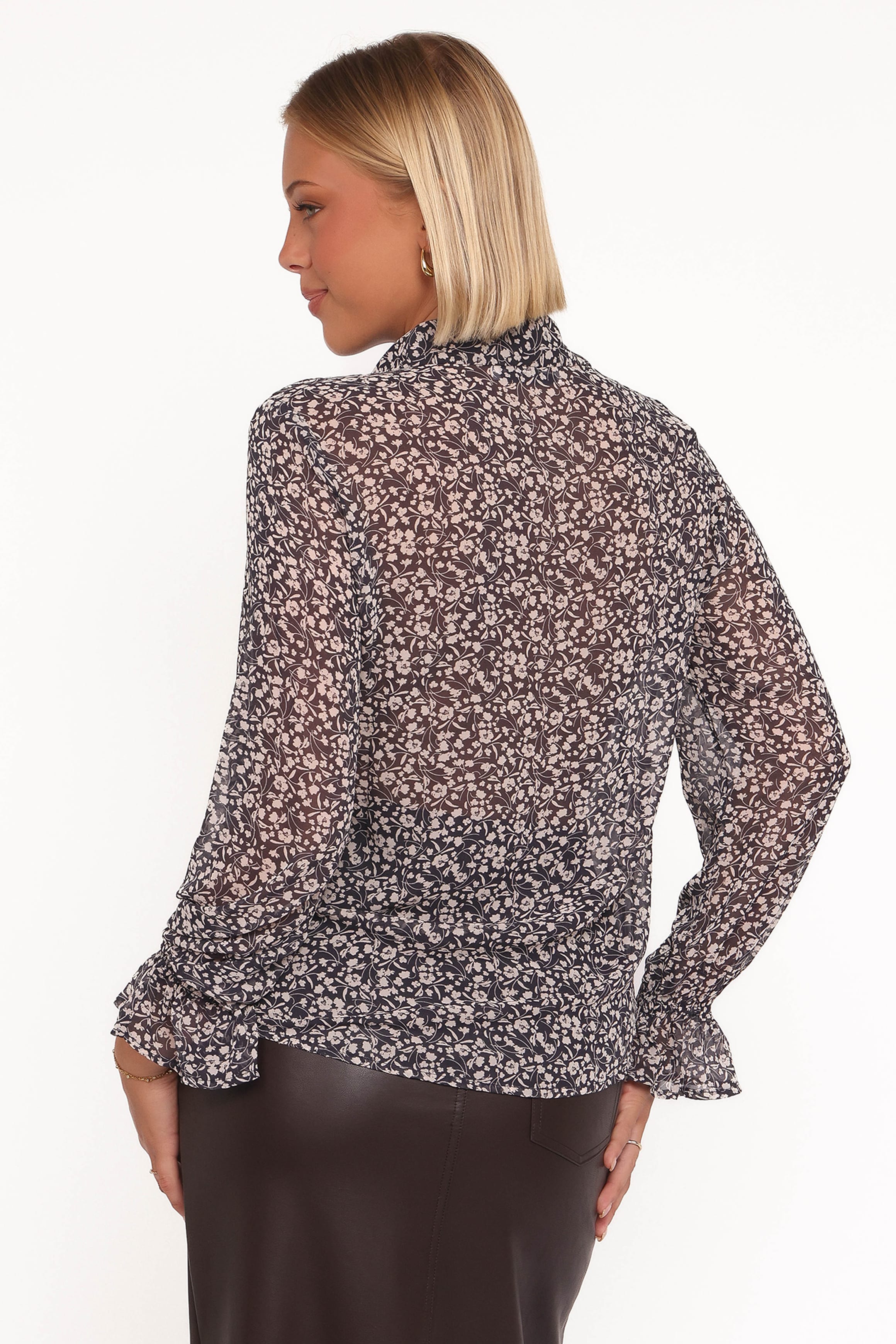 Petal and Pup USA TOPS Eveline Top - Nocturnal Garden