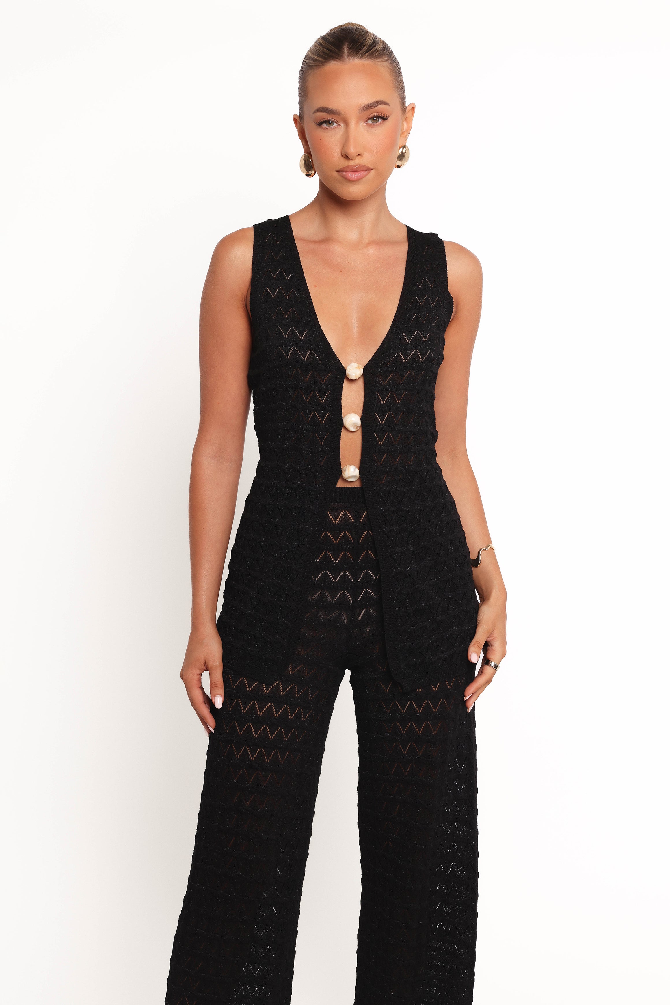 Petal and Pup USA TOPS Fiore Top - Black