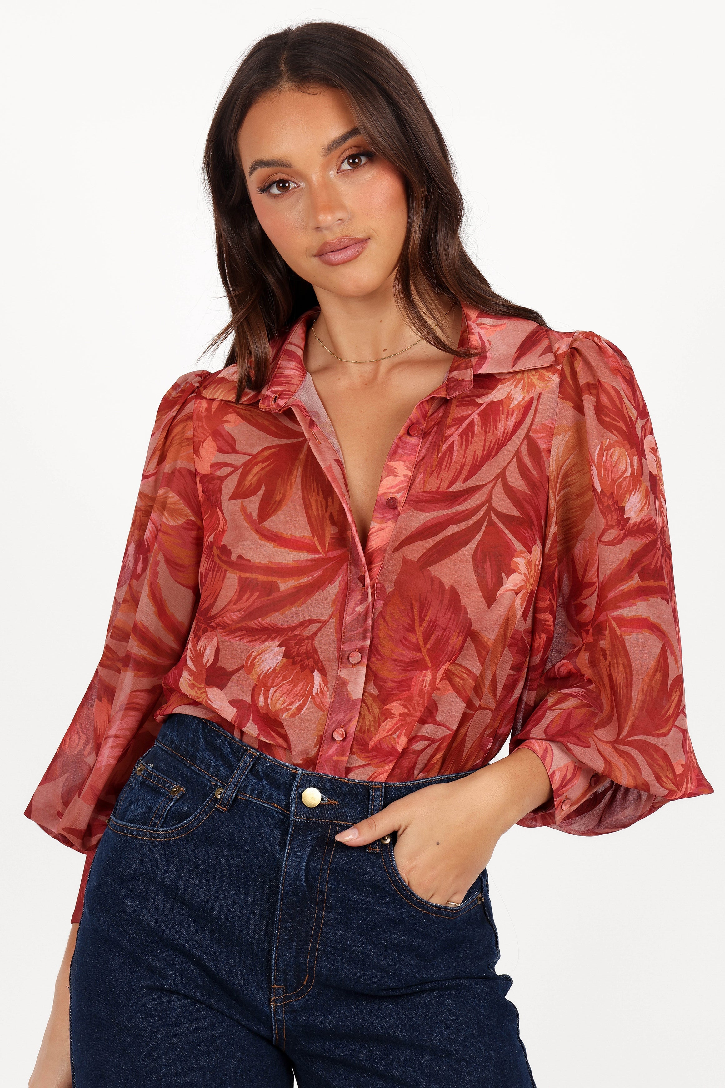Petal and Pup USA TOPS Fleetwood Blouse - Tropics