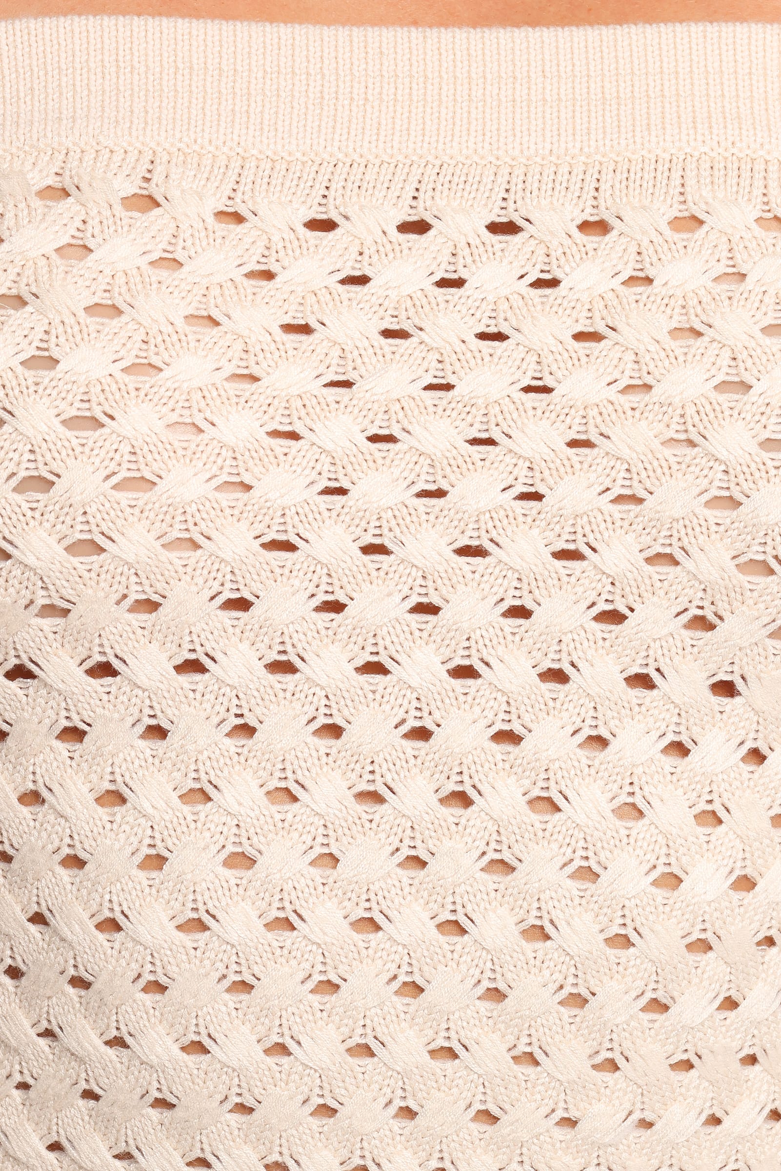 Petal and Pup USA TOPS Fonte Strapless Knit Top - Cream