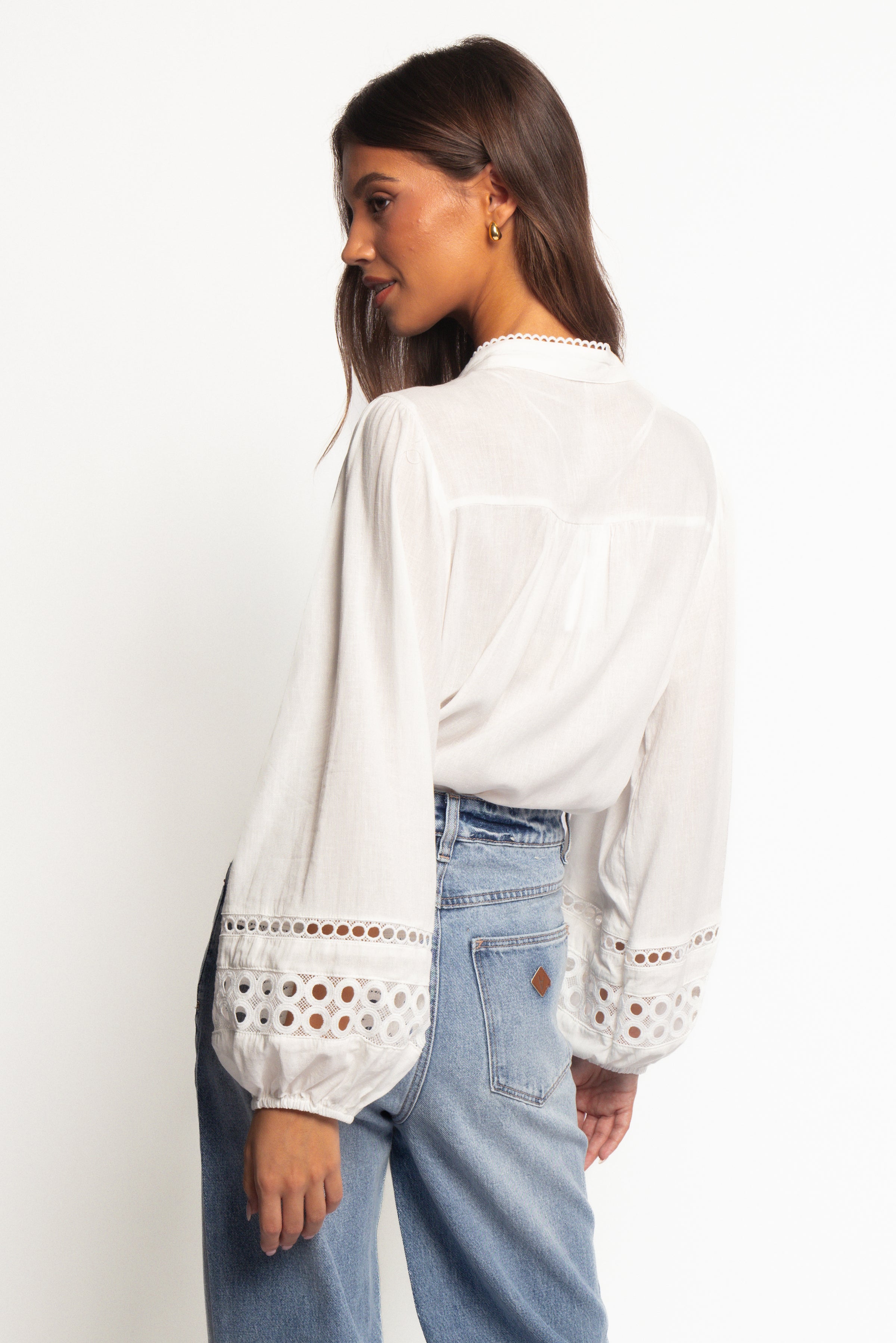 Petal and Pup USA TOPS Hani Blouse - White