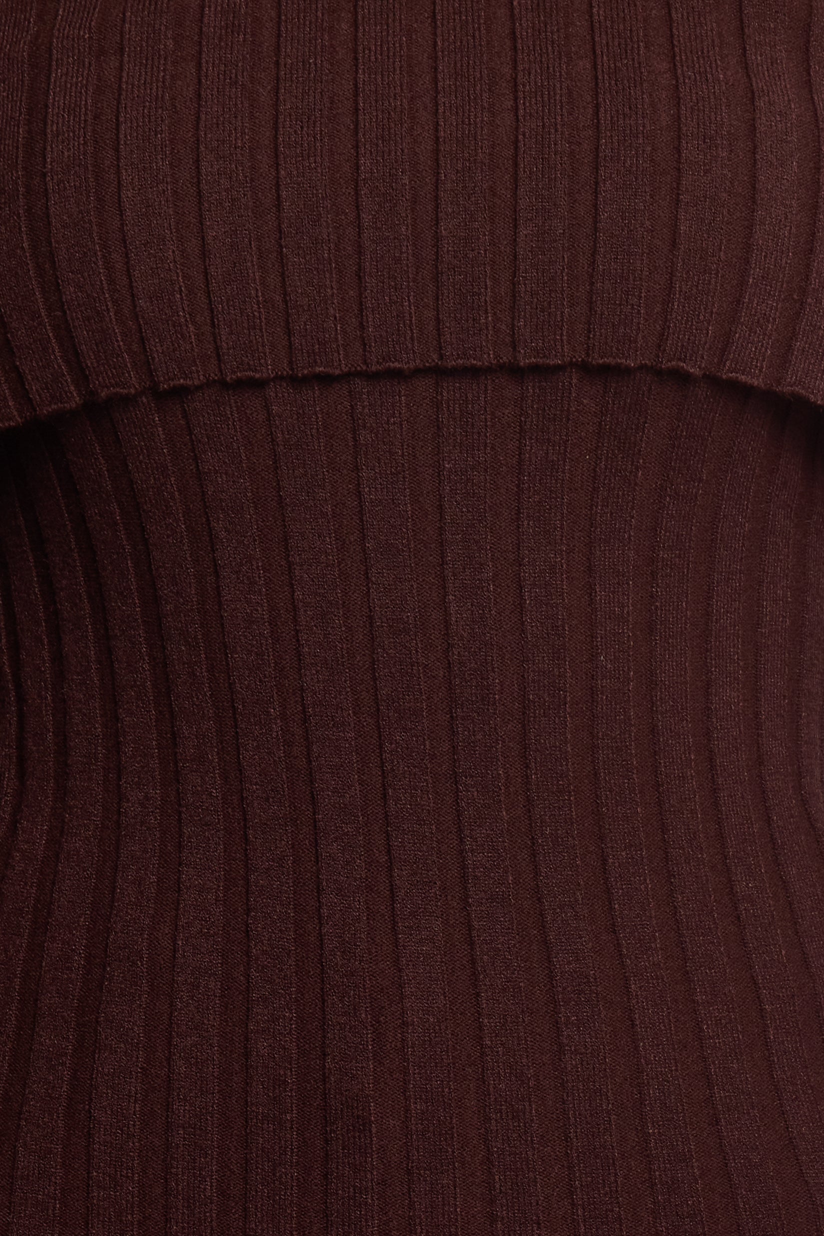 Petal and Pup USA TOPS Inora Off Shoulder Knit Top - Chocolate