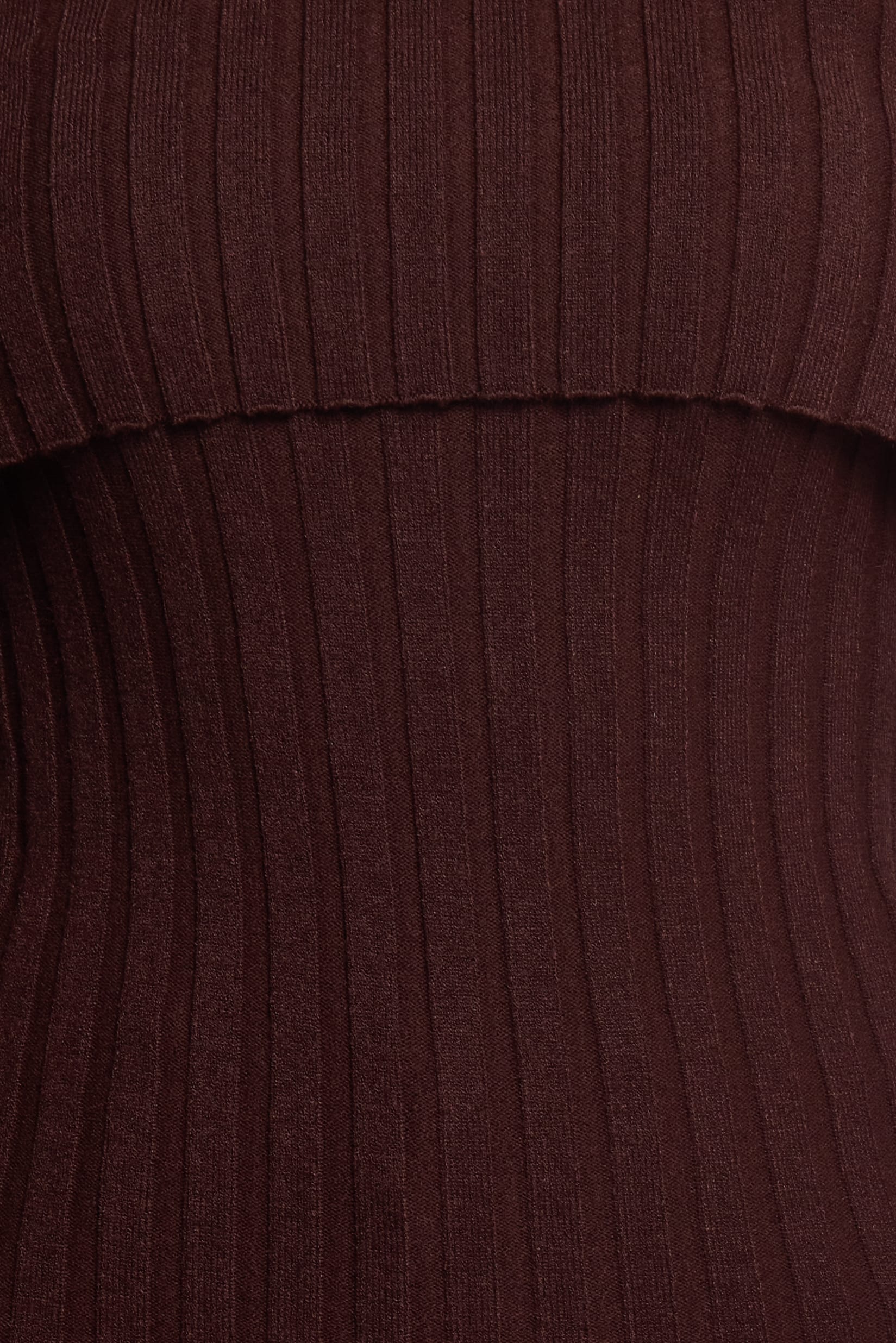 Petal and Pup USA TOPS Inora Off Shoulder Knit Top - Chocolate