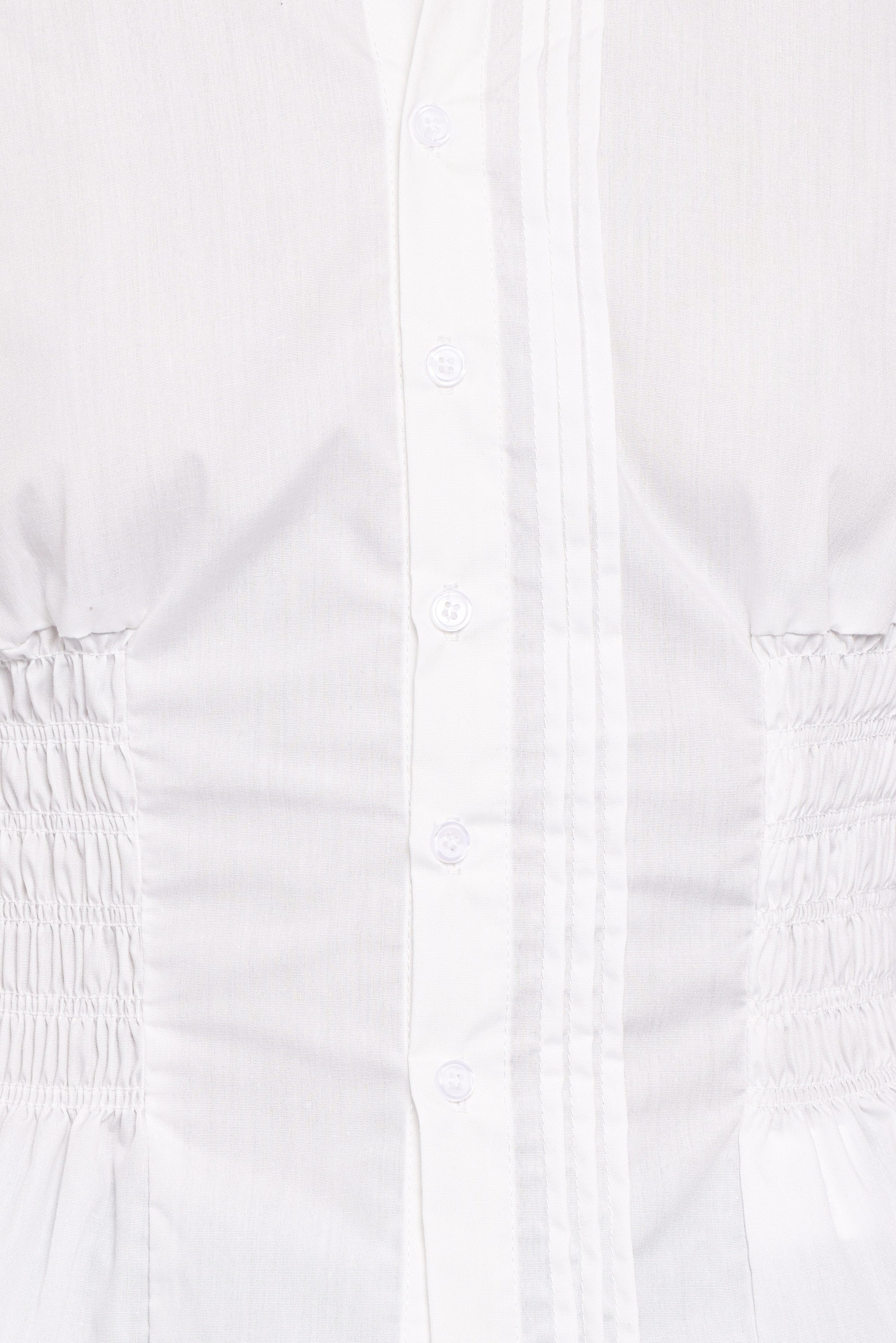 Petal and Pup USA TOPS Ione Peplum Shirt - White
