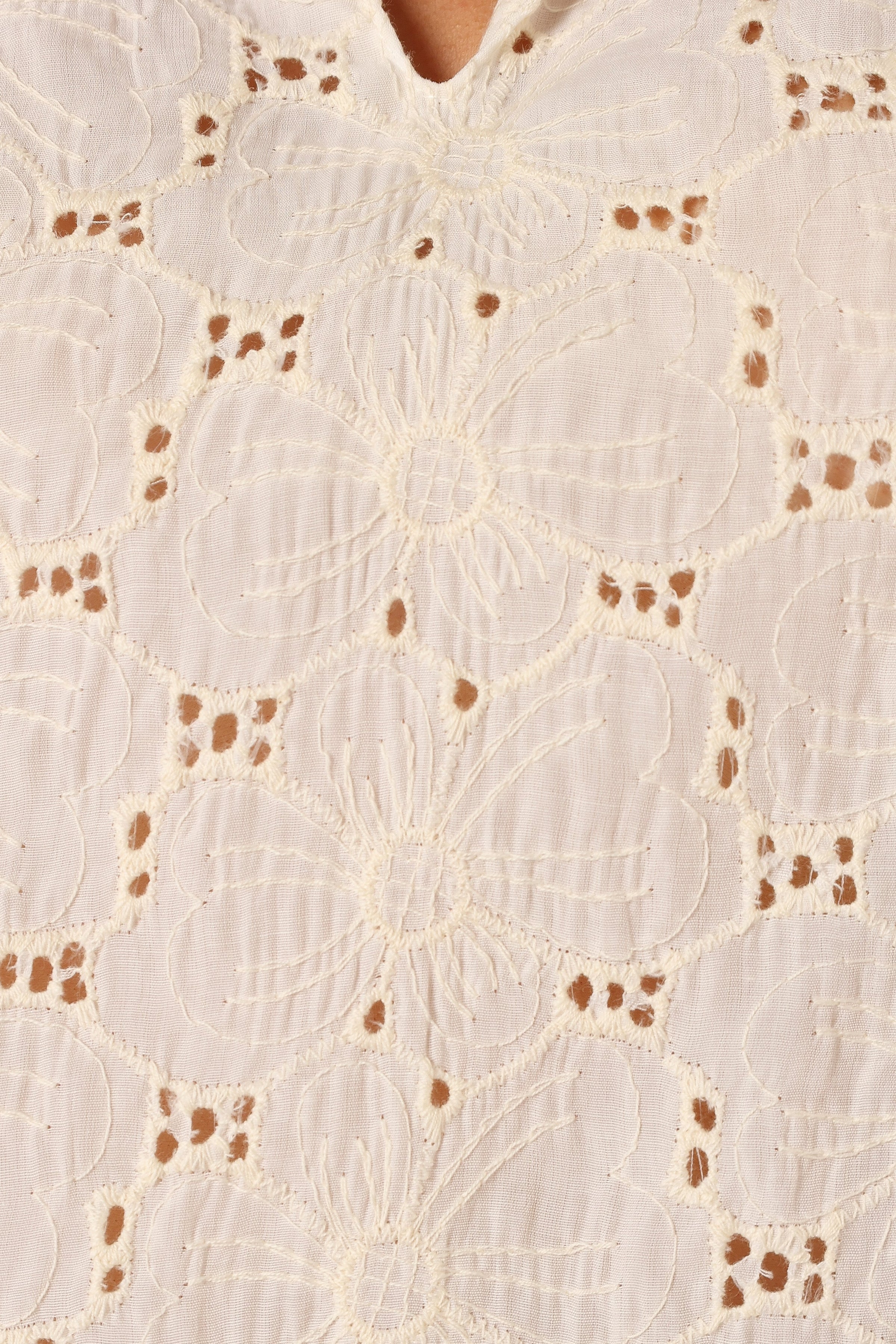 Petal and Pup USA TOPS Iris Ruffled Top - Cream