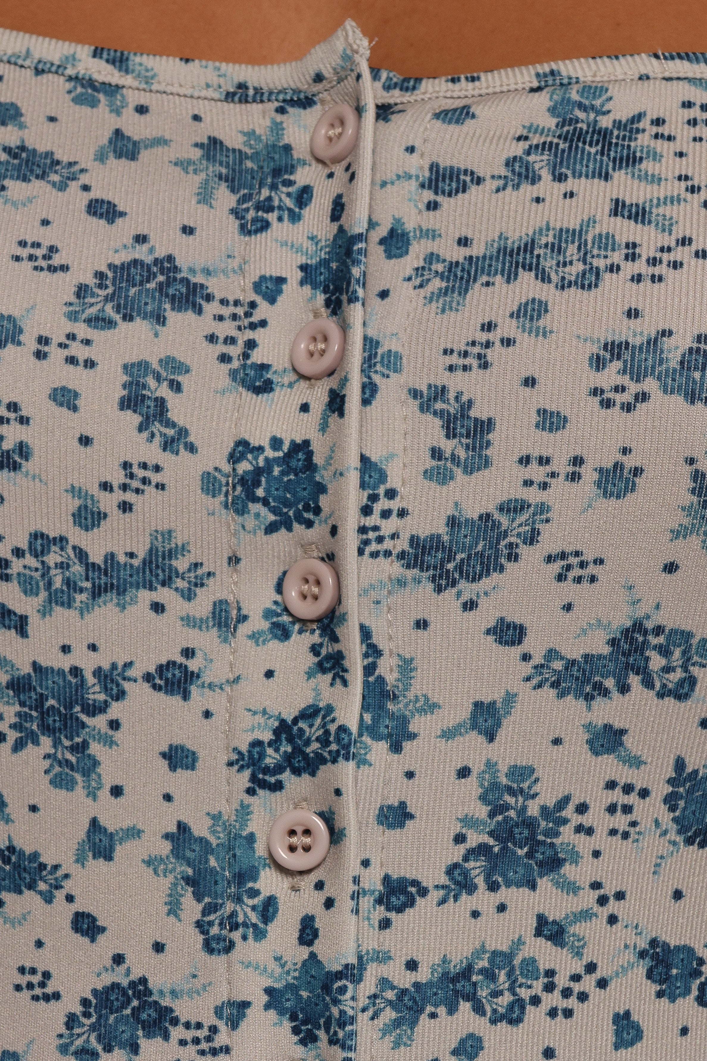 Petal and Pup USA TOPS Keanu Long Sleeve Top - Blue Floral