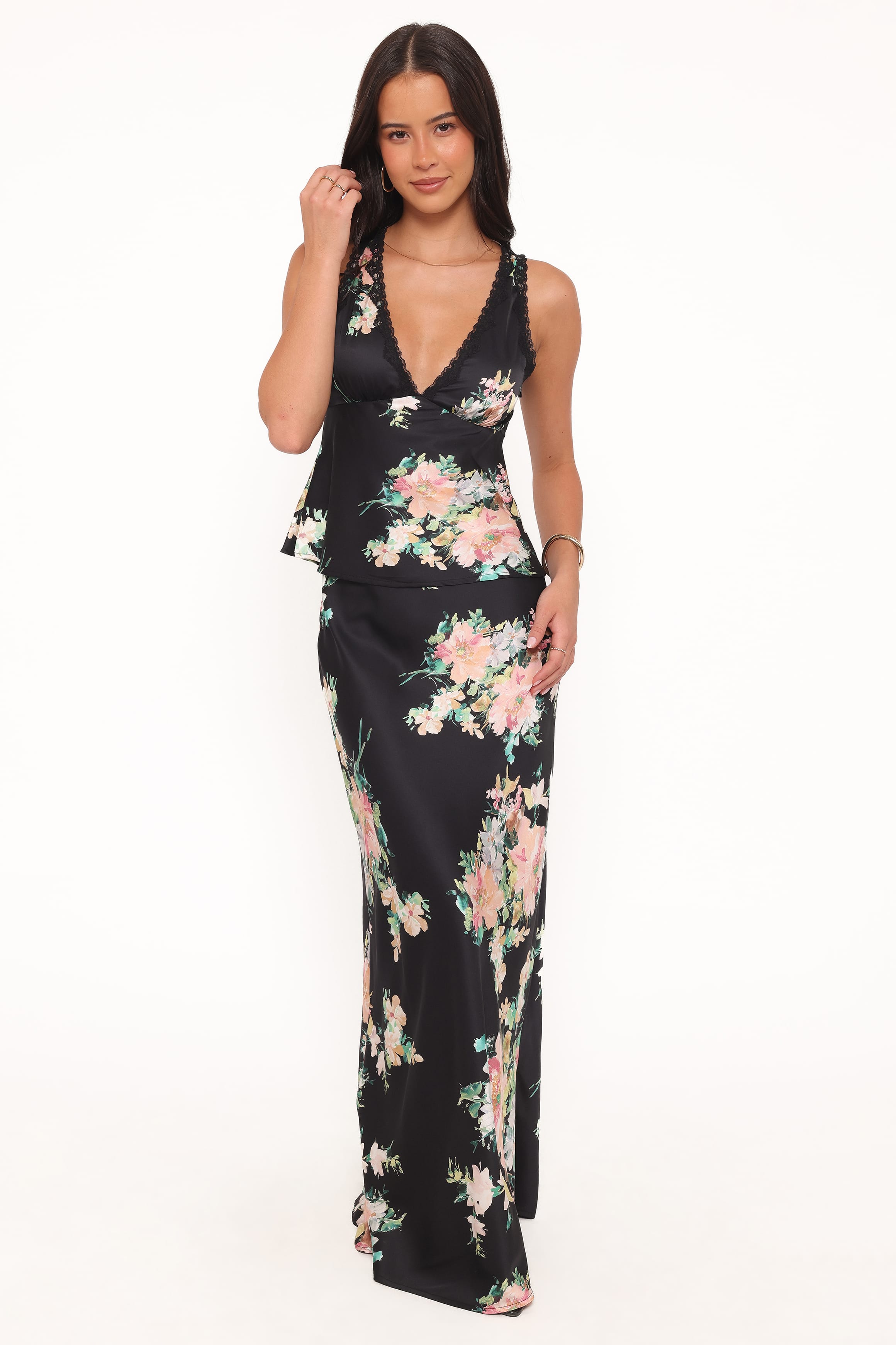 Petal and Pup USA TOPS Kelso Top - Black Floral