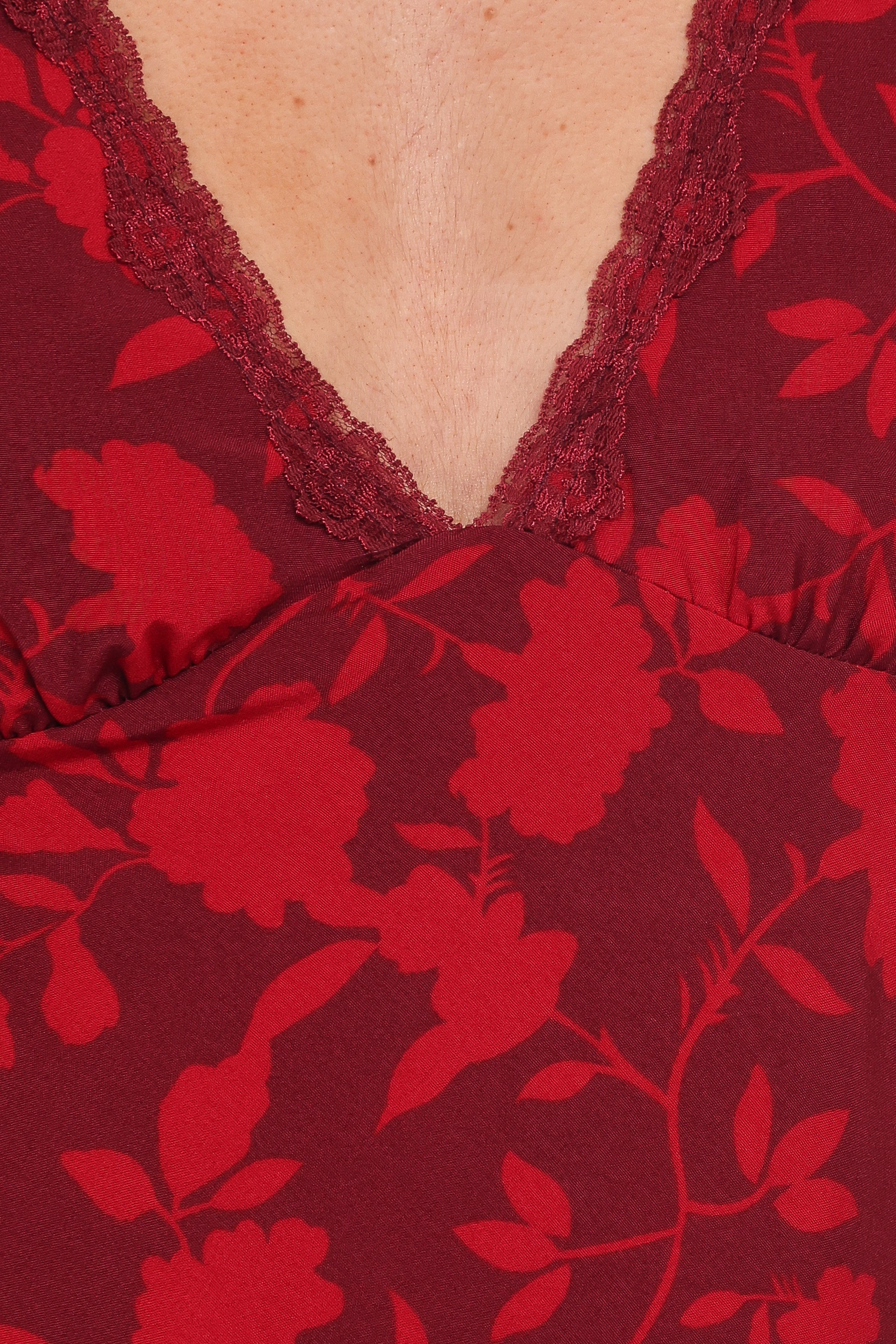 Petal and Pup USA TOPS Kelso Top - Burgundy Floral