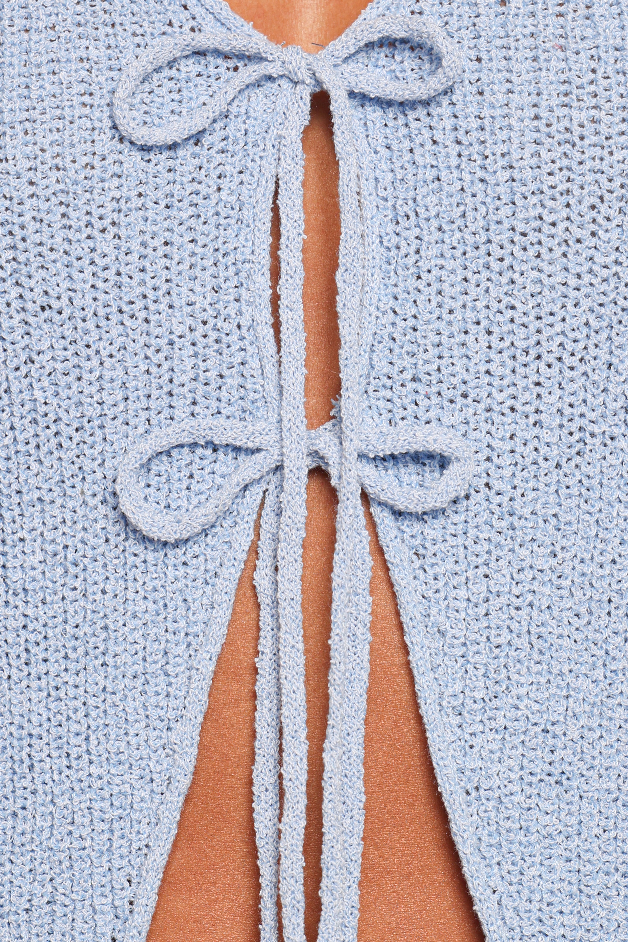 Petal and Pup USA TOPS Kendall Knit Top - Light Blue