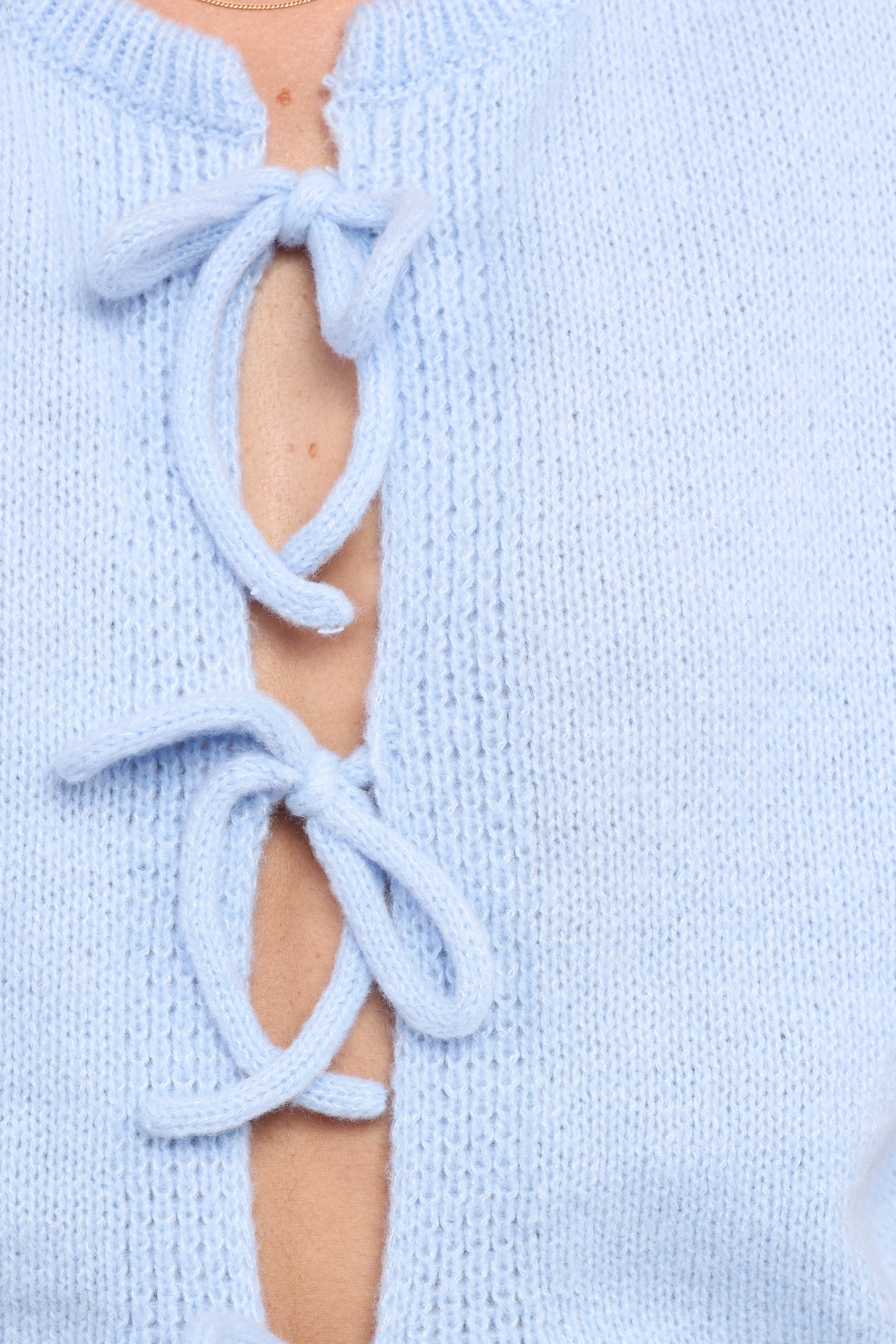 Petal and Pup USA TOPS Koskie Tie Knit Top - Blue