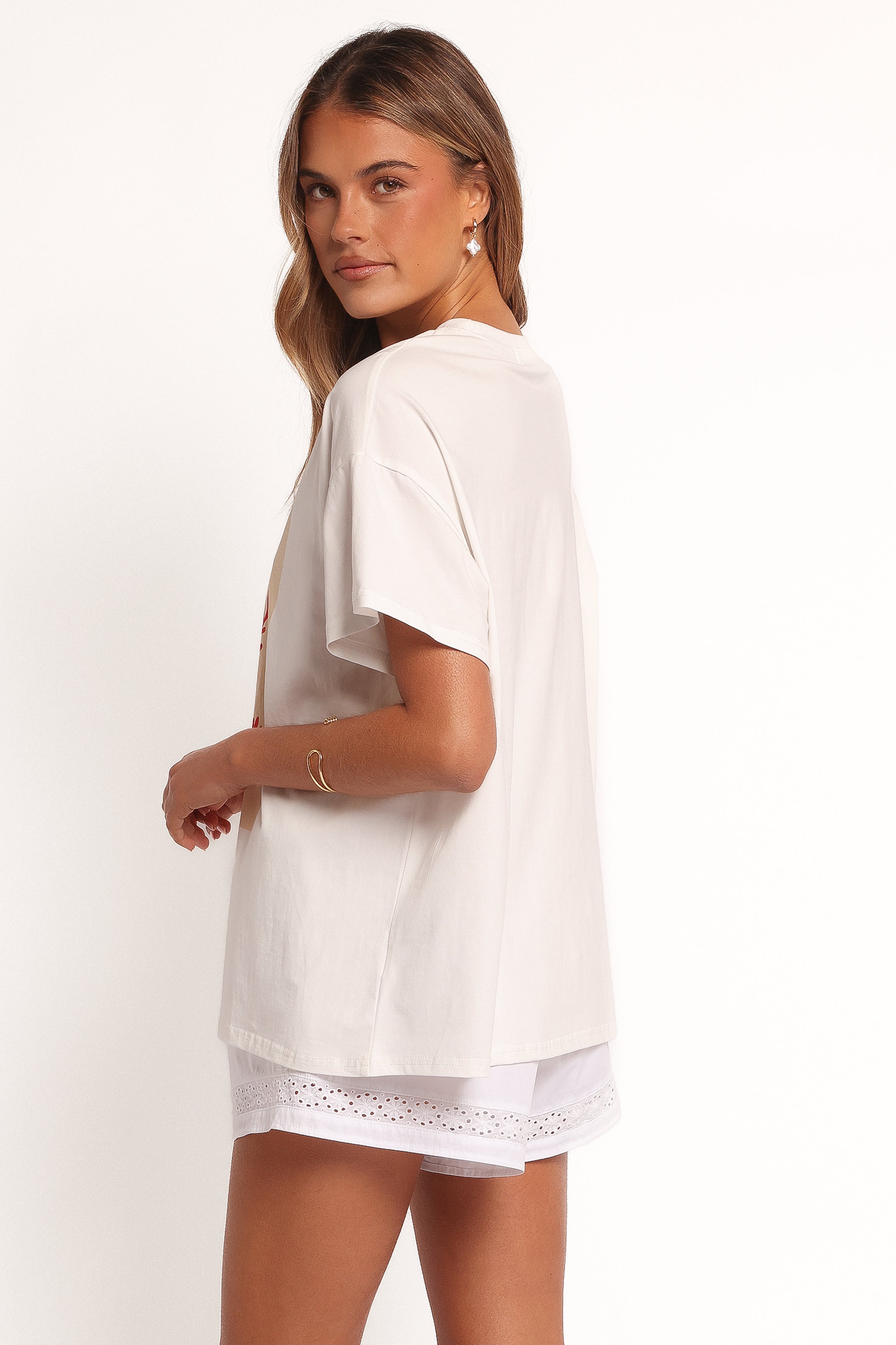 Petal and Pup USA TOPS Krabi Beach Graphic Tee - White