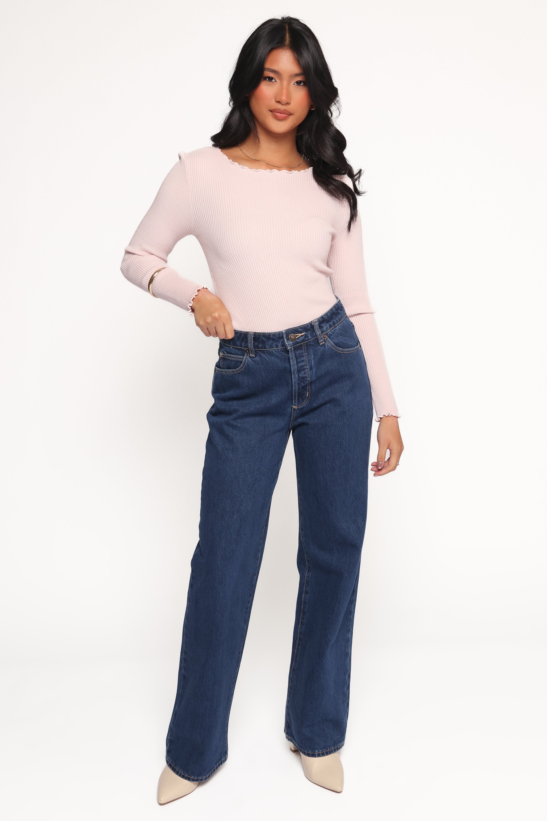 Petal and Pup USA TOPS Kya Knit Top - Pink