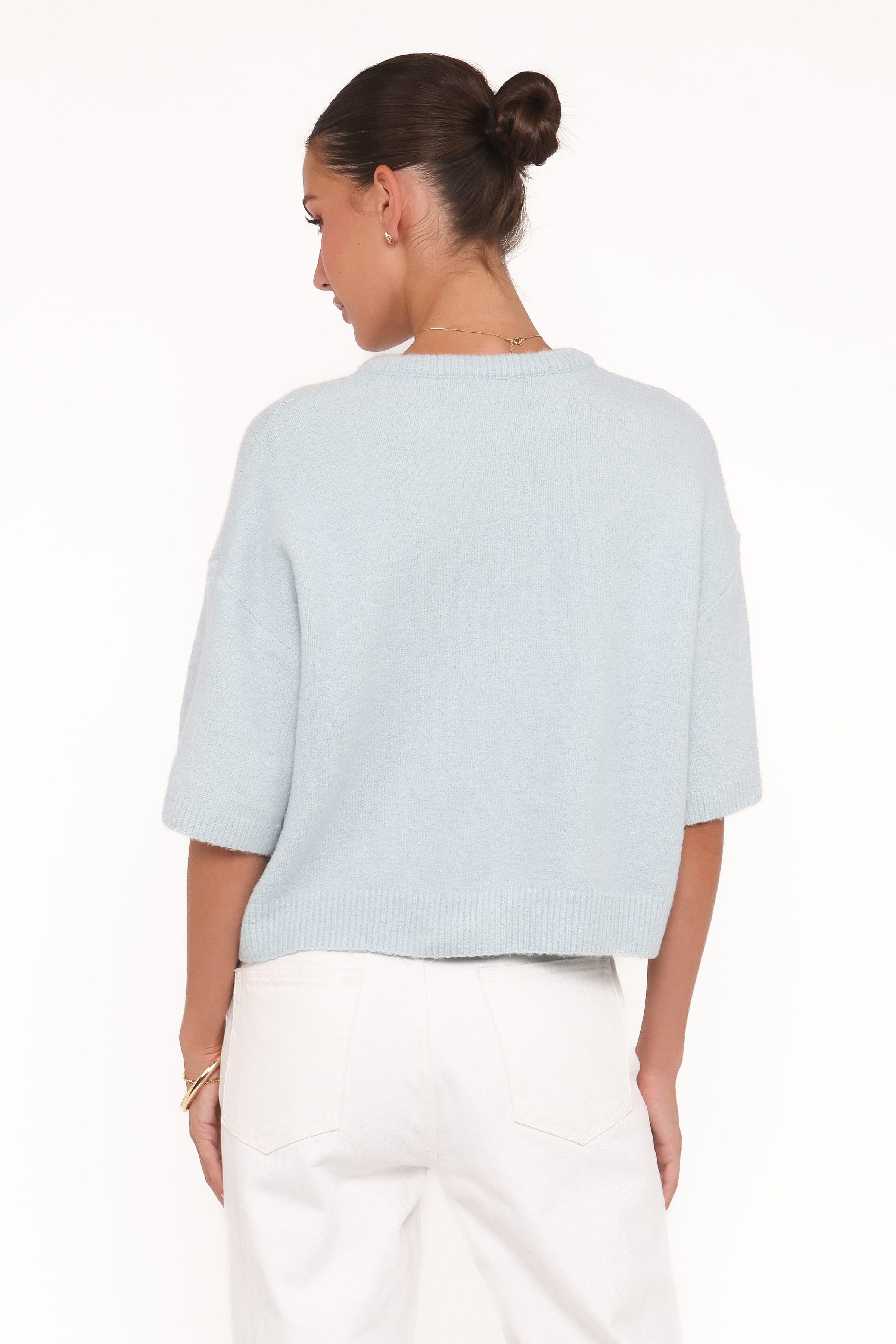 Petal and Pup USA TOPS Lilith Knit Top - Blue