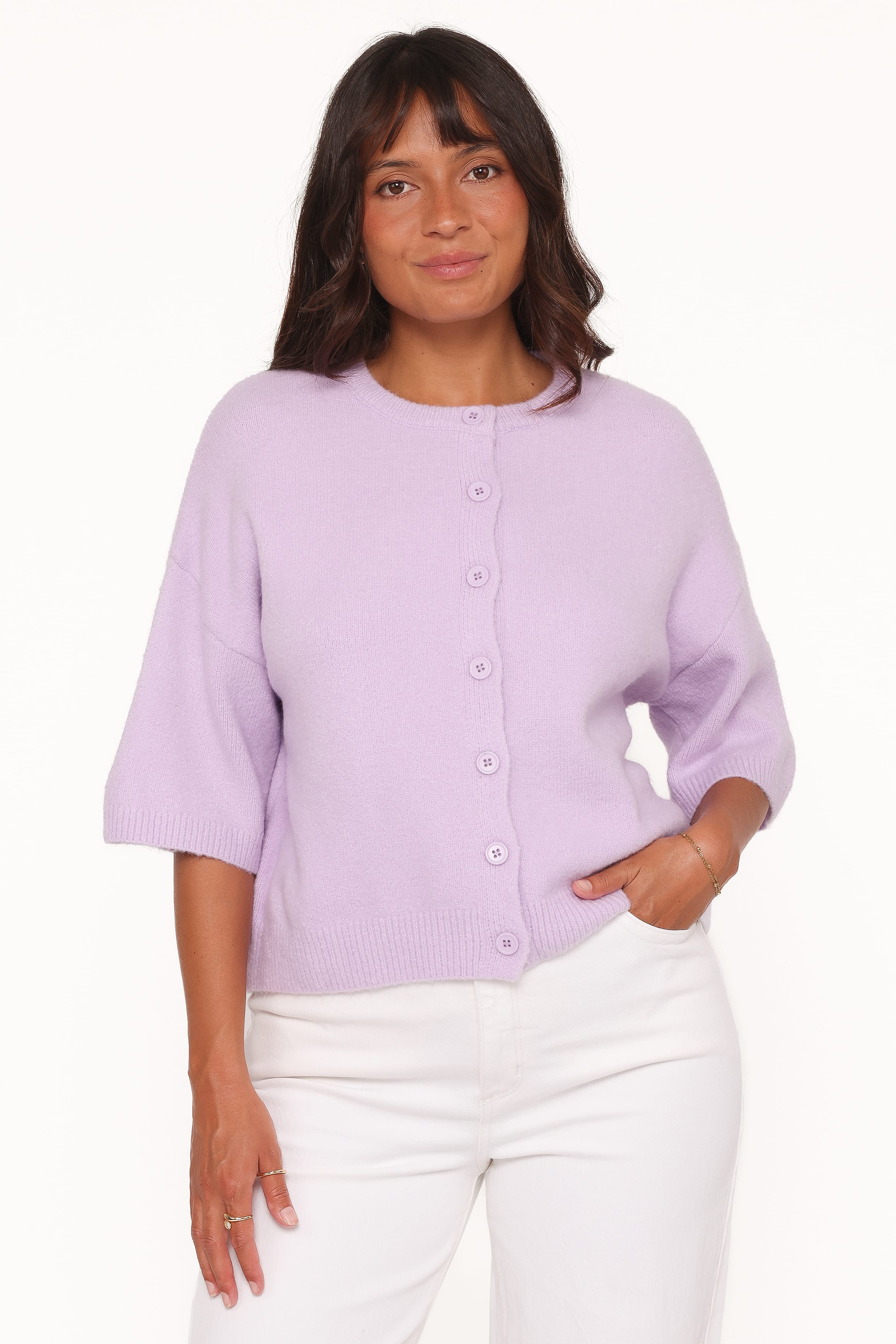 Petal and Pup USA TOPS Lilith Knit Top - Lilac