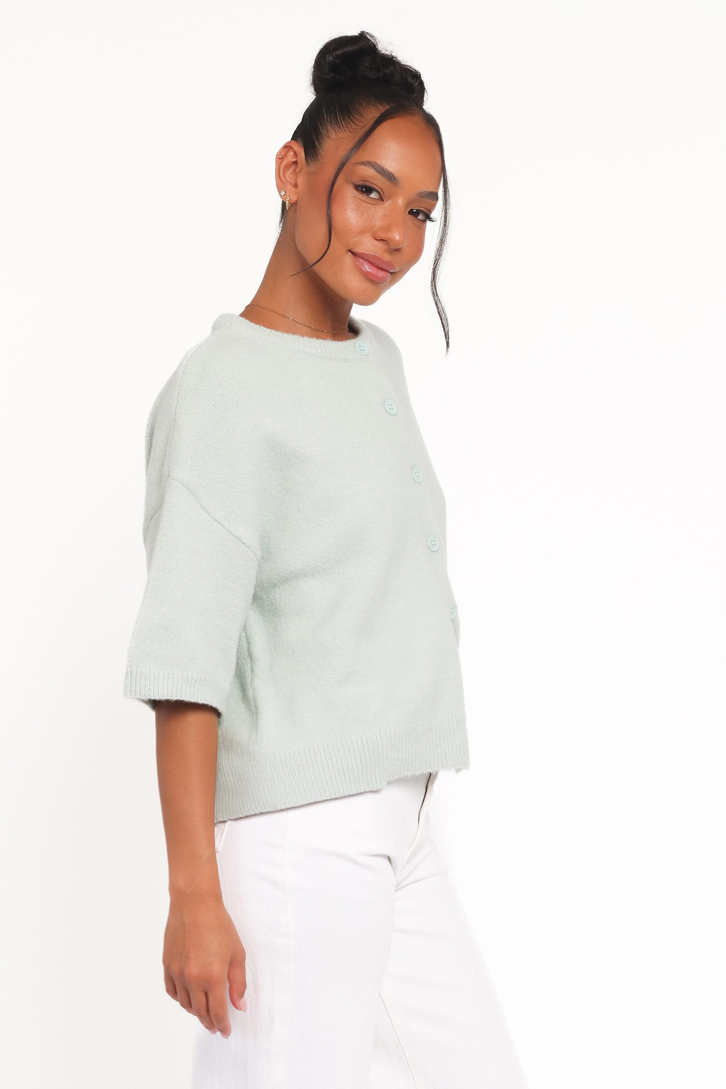 Petal and Pup USA TOPS Lilith Knit Top - Sage