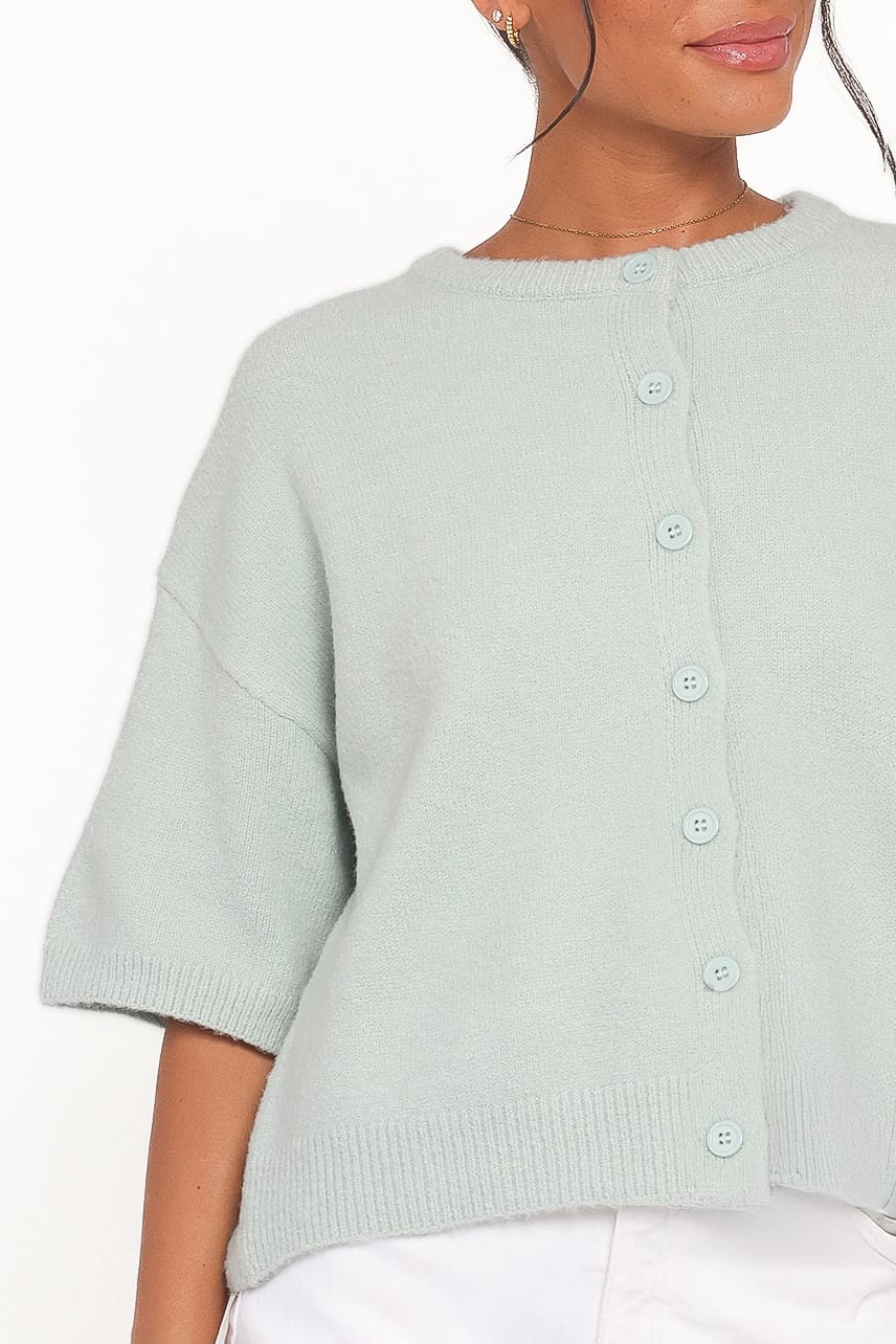 Petal and Pup USA TOPS Lilith Knit Top - Sage