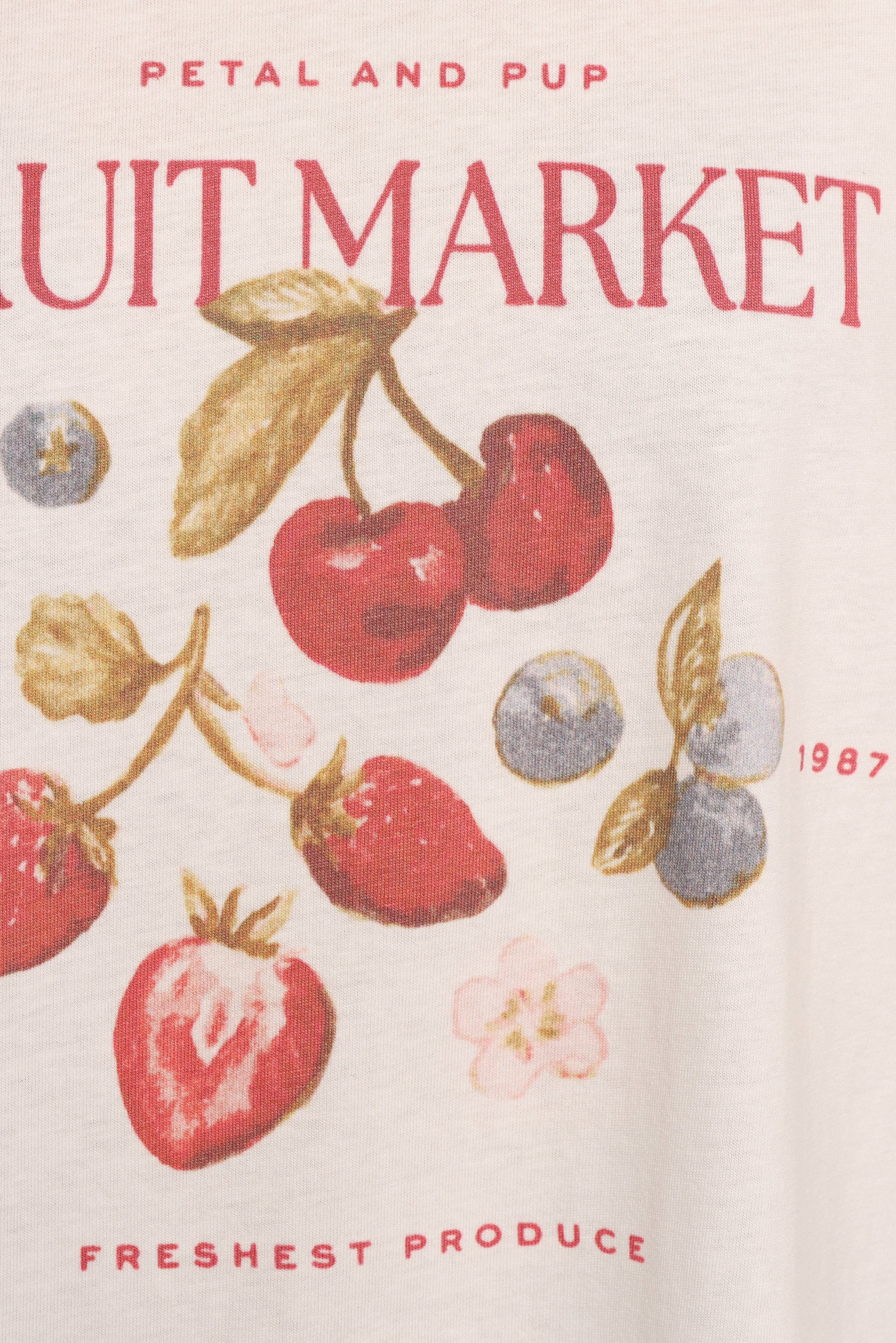 Petal and Pup USA TOPS Loa Graphic Tee - White